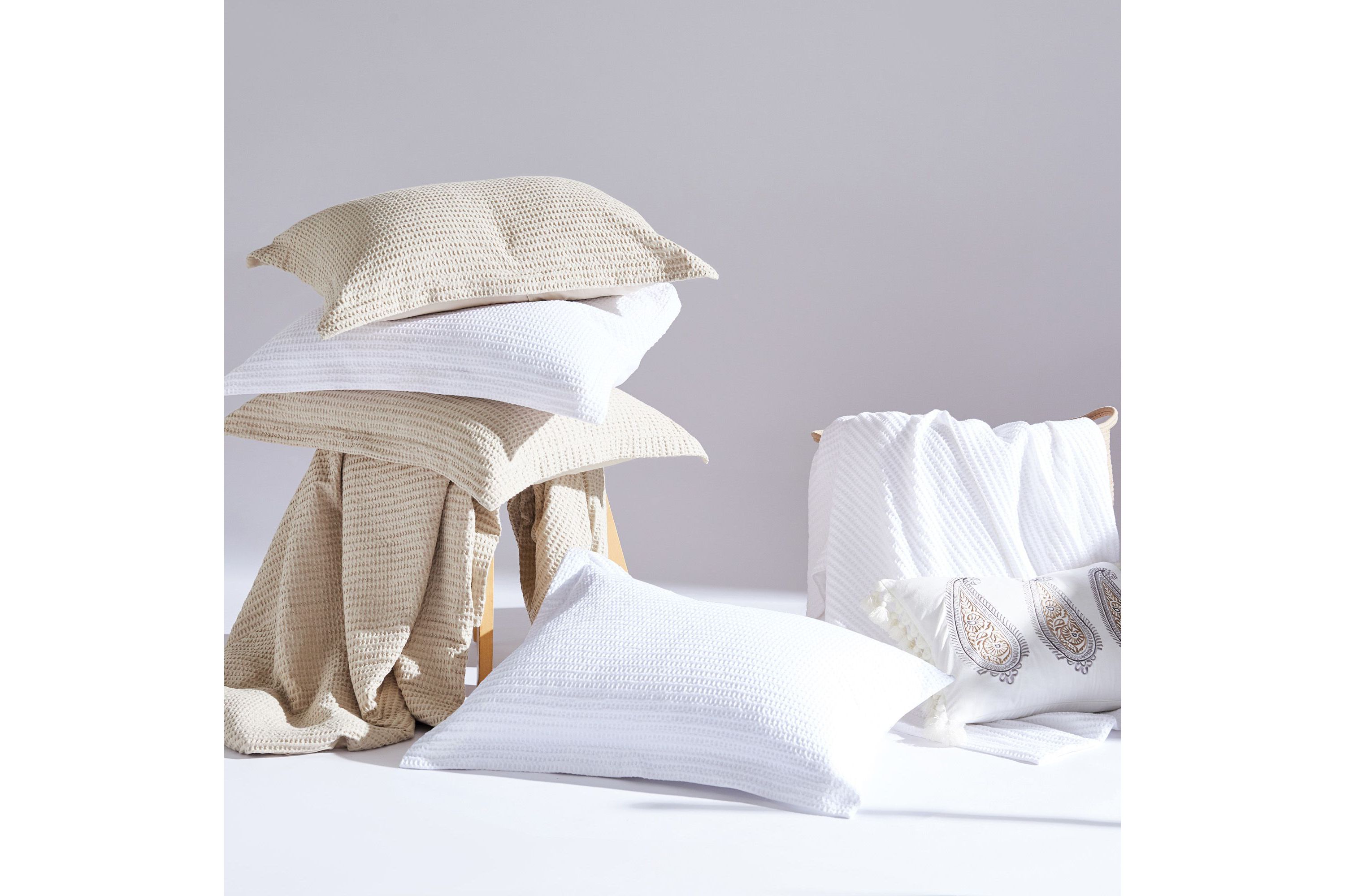 Cloud Waffle Duvet Set