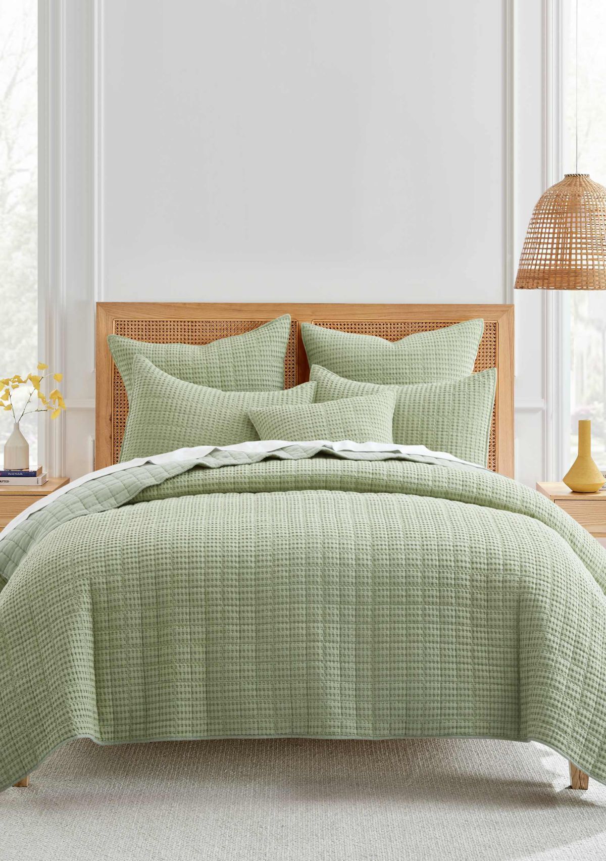 Mills Waffle Full Bedspread Set