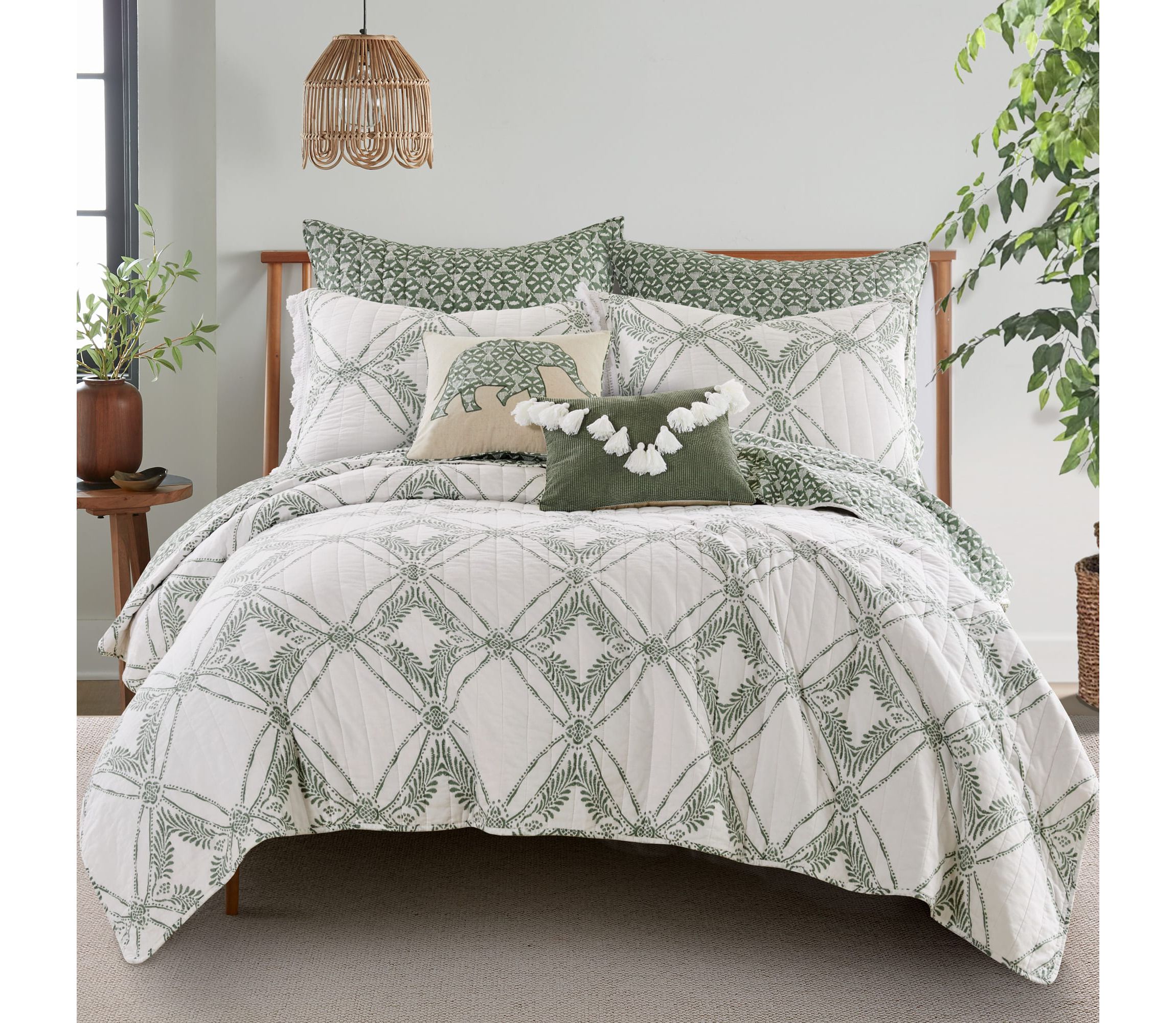 Kemala Sage Quilt Set