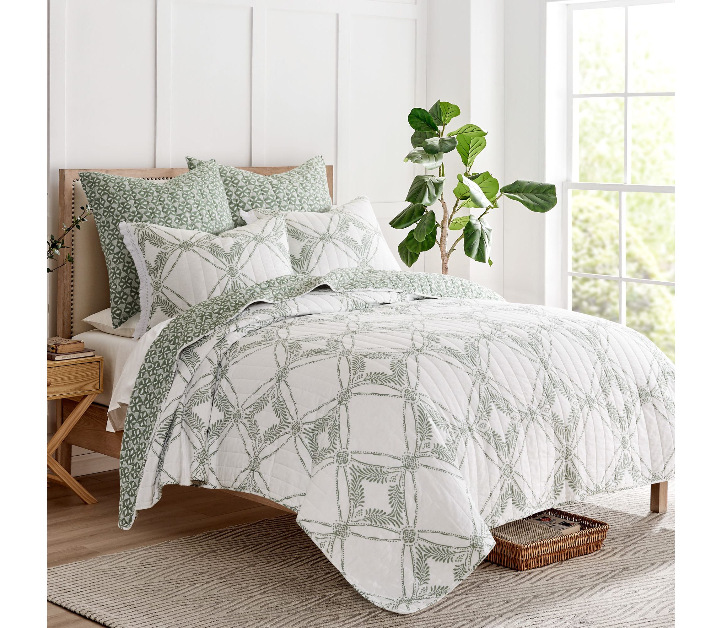Kemala Sage Quilt Set