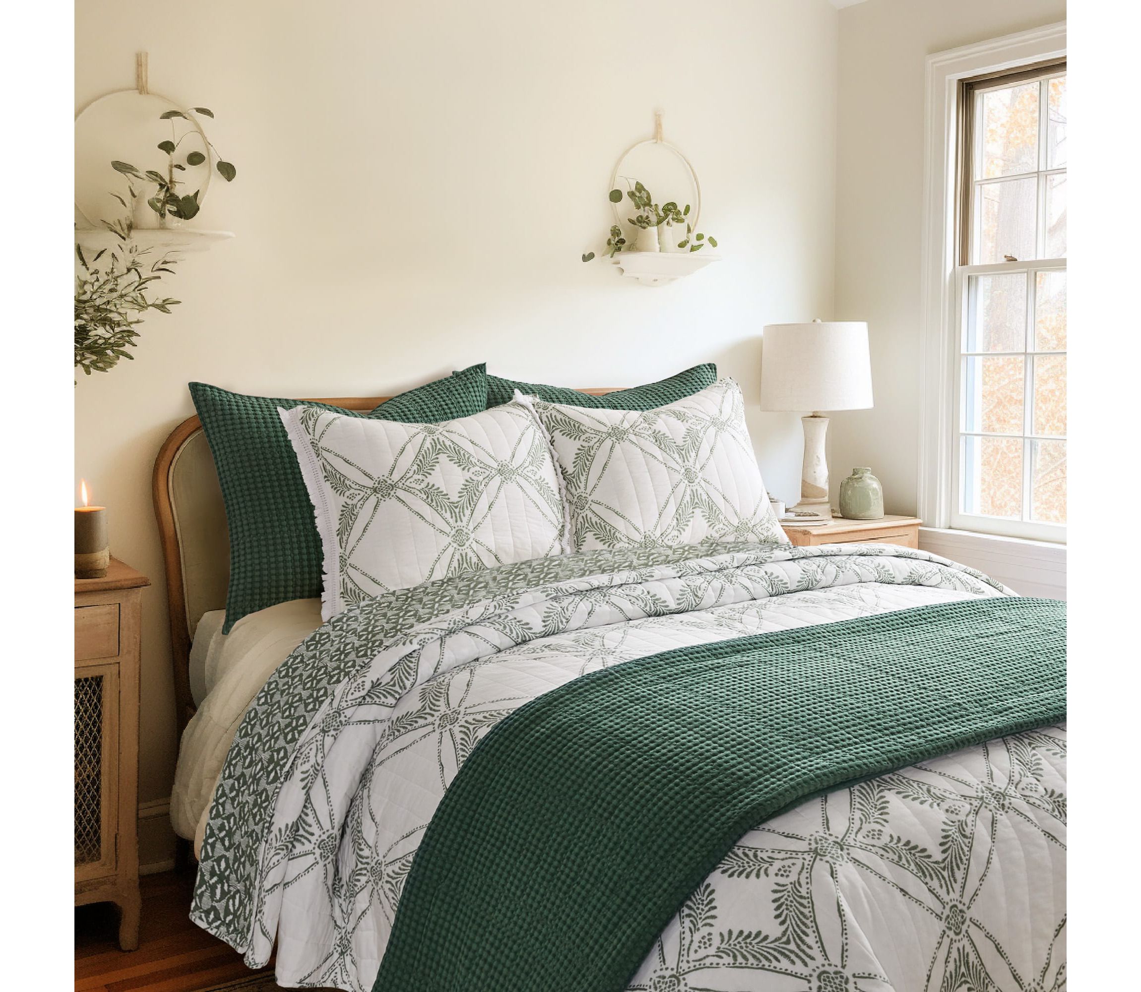 Kemala Sage Quilt Set