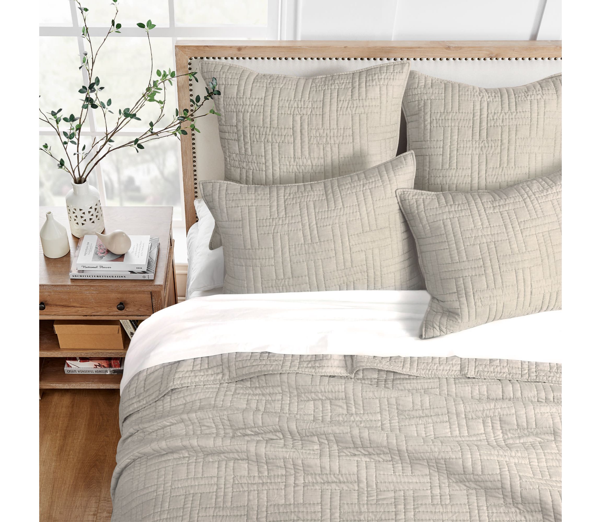 Melange Stitch Quilt Set