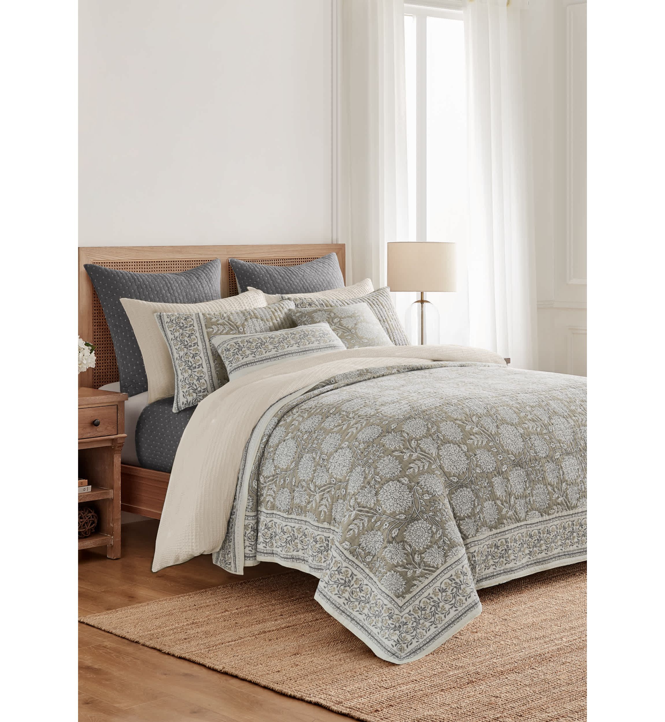 Beige Quilts & Coverlets | Belk