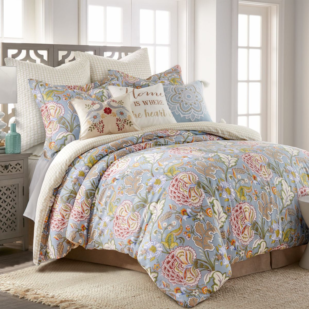 Angelica Full/Queen Duvet Cover Set
