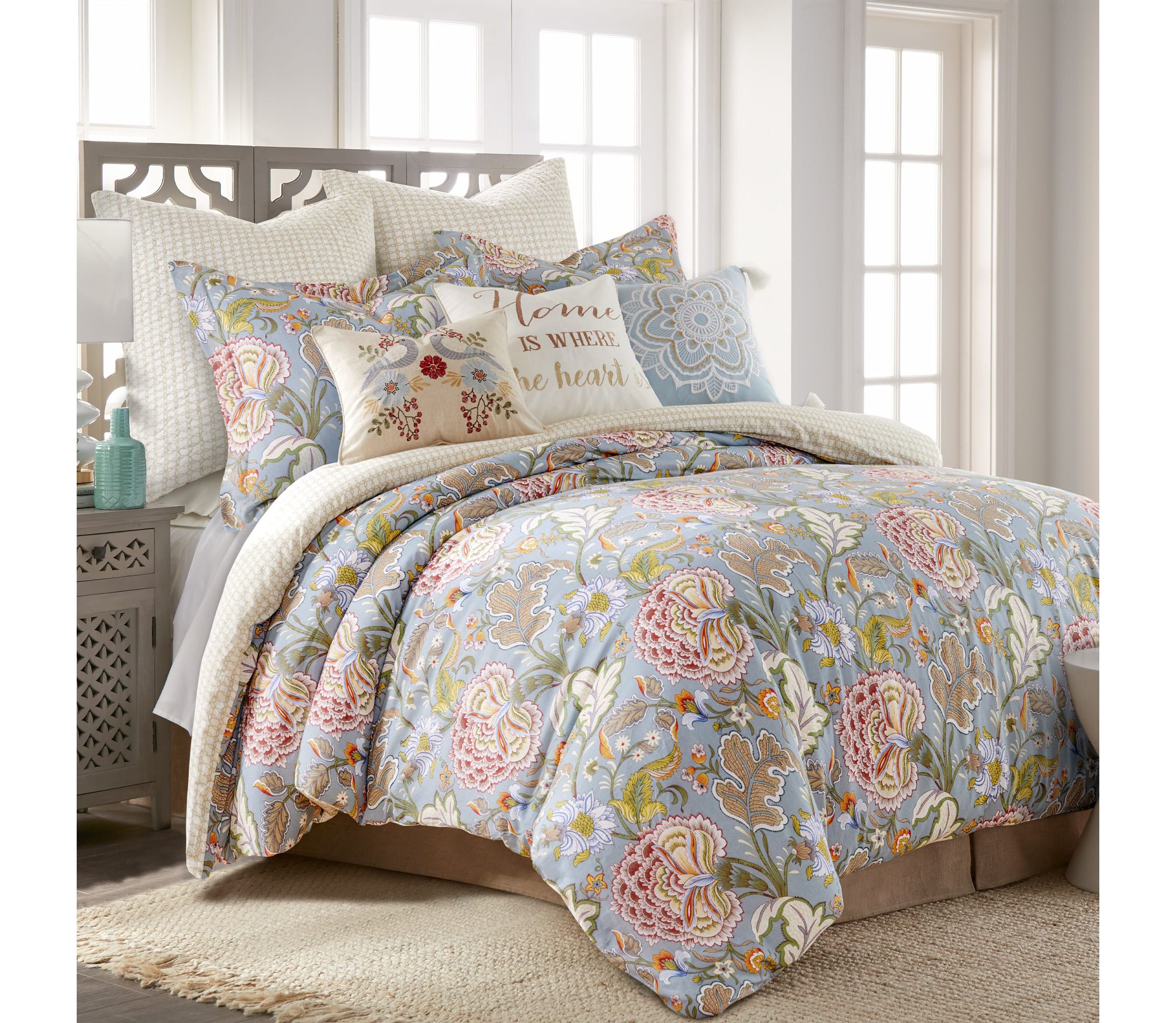 Angelica Full/Queen Duvet Cover Set