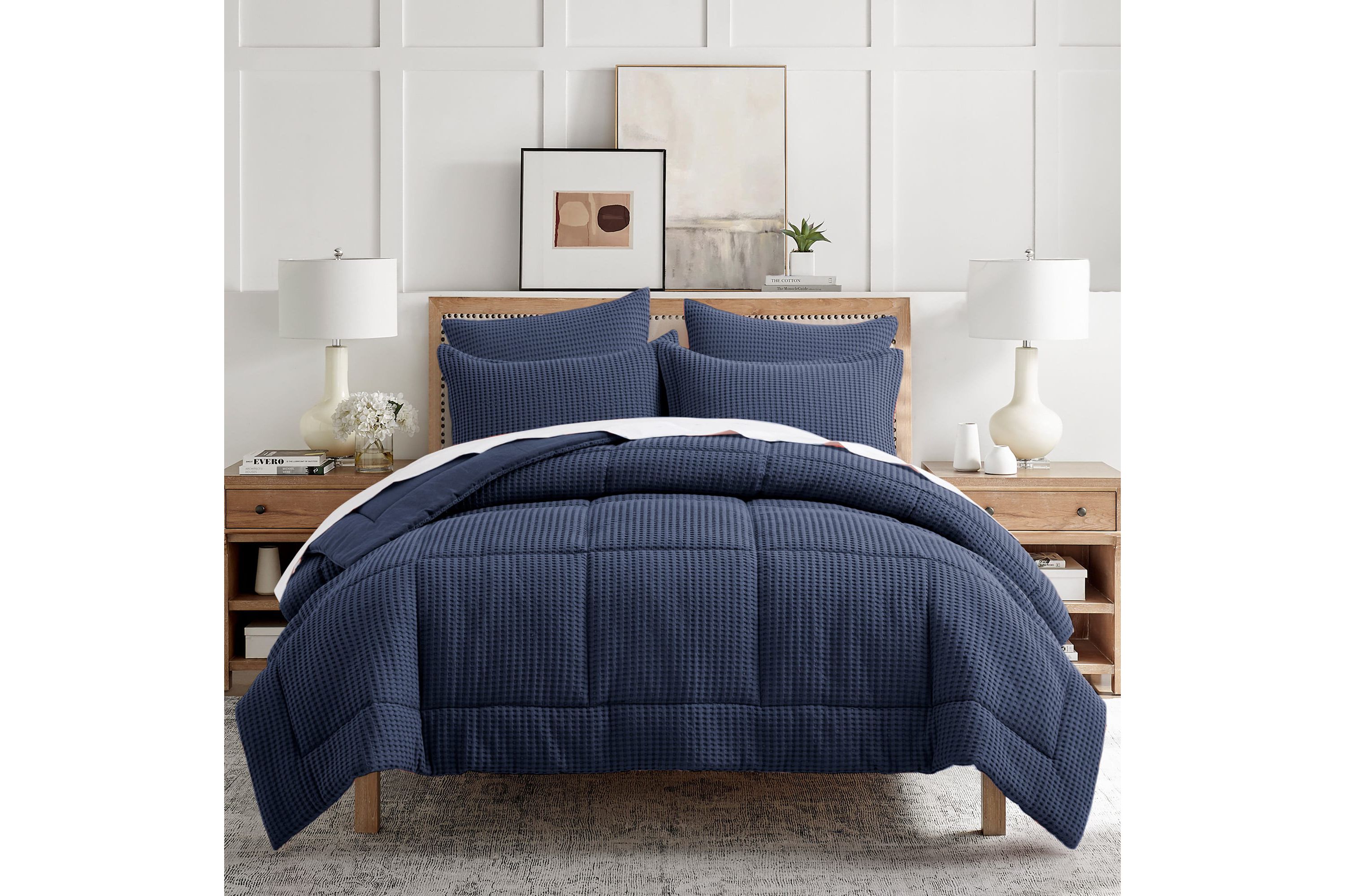 Mills Waffle Adobe Twin Comforter Set