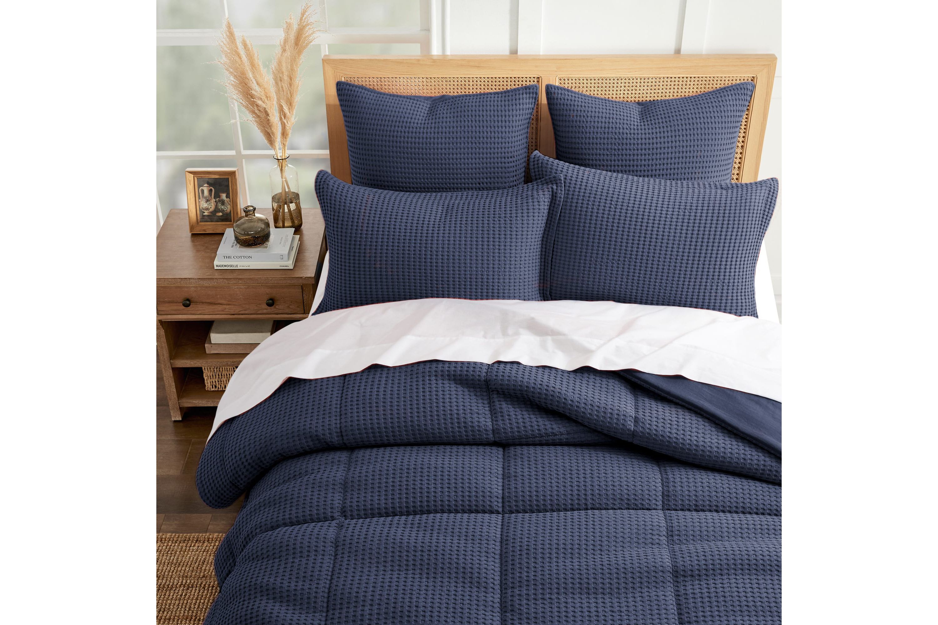 Mills Waffle Adobe Twin Comforter Set