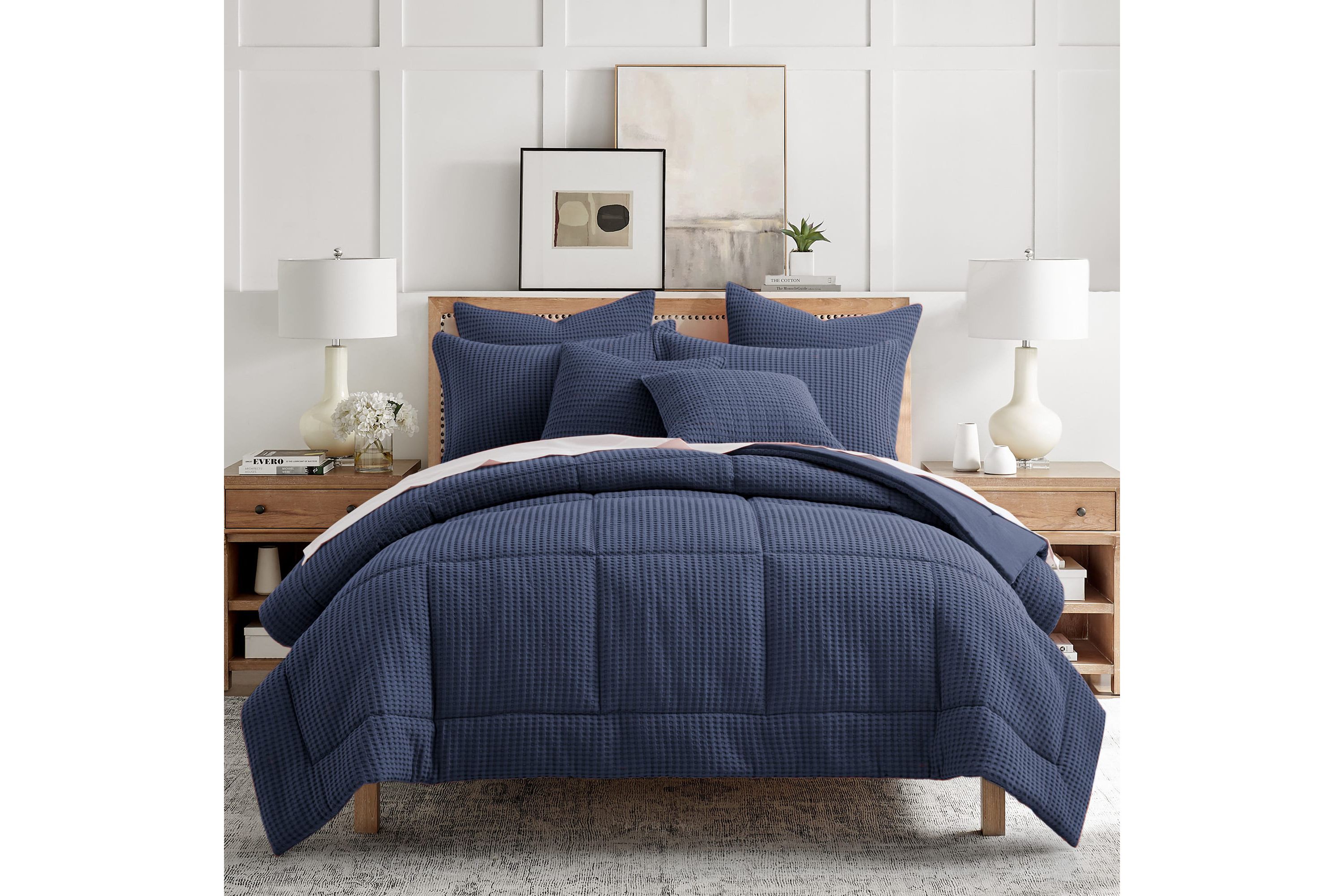 Mills Waffle Adobe Twin Comforter Set