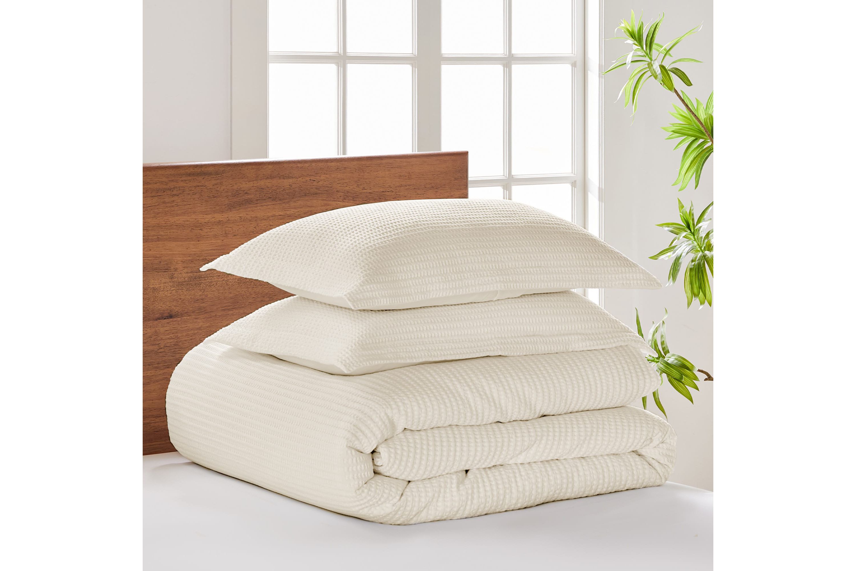 Cloud Waffle Duvet Set
