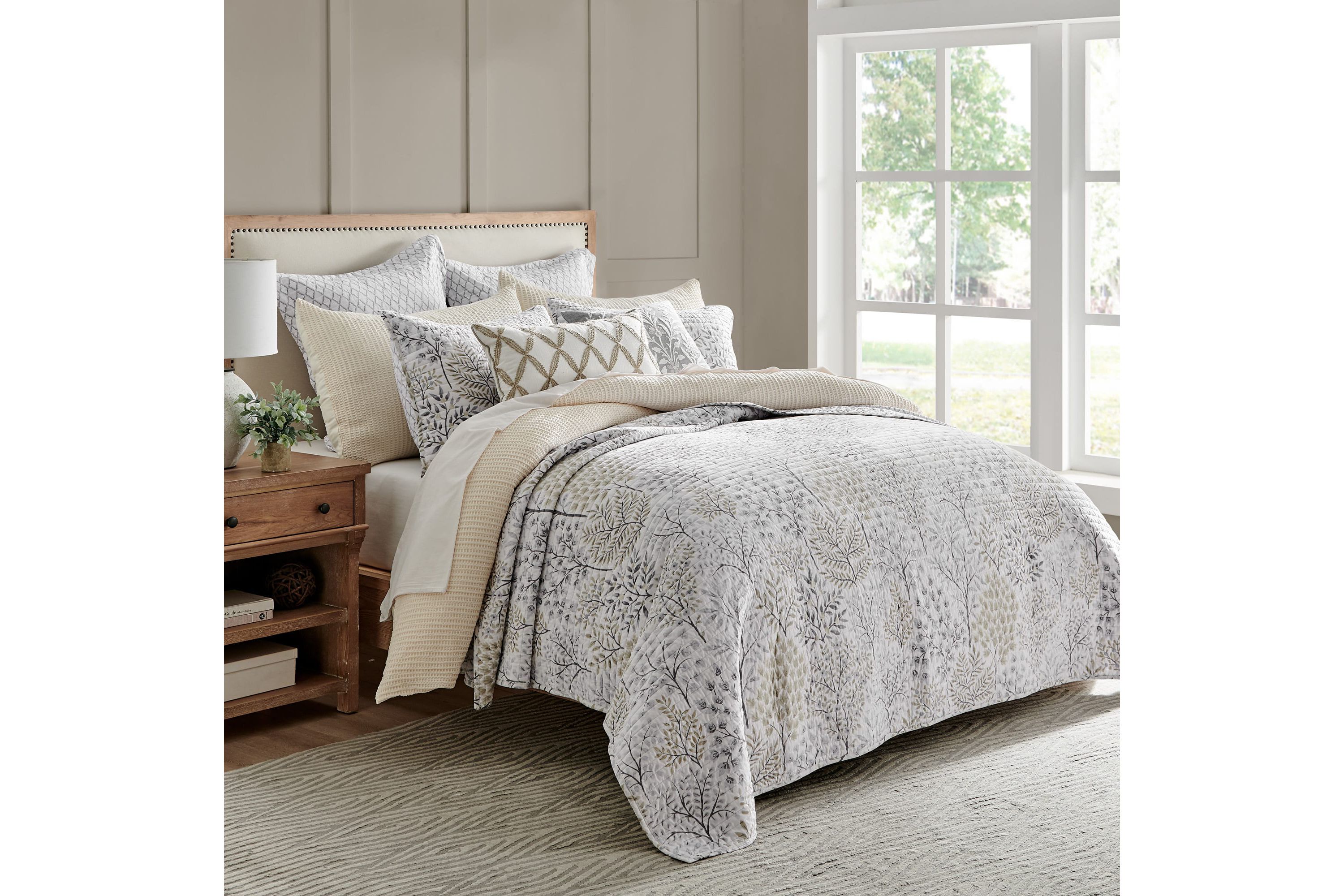 English Forest Natural Quilt Set