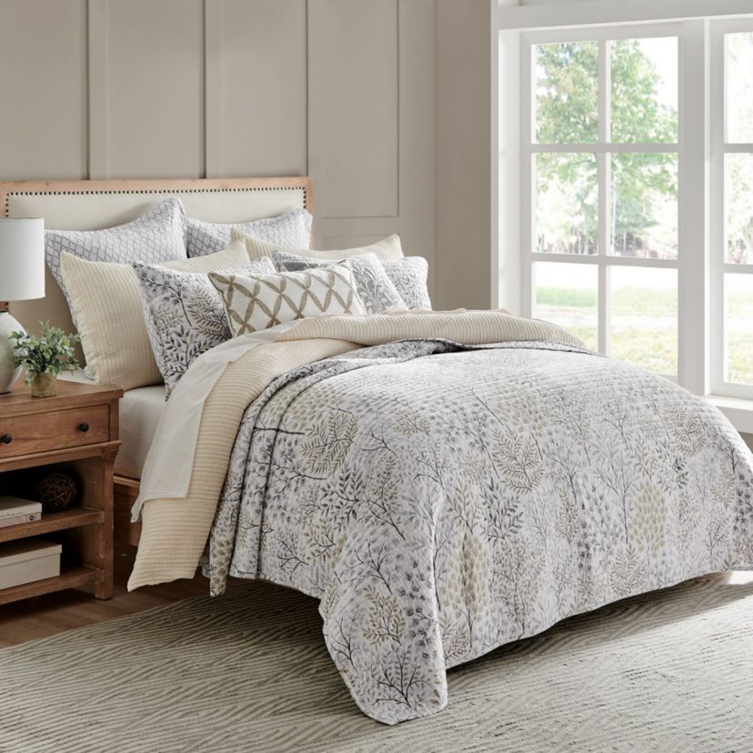 English Forest Natural Quilt Set