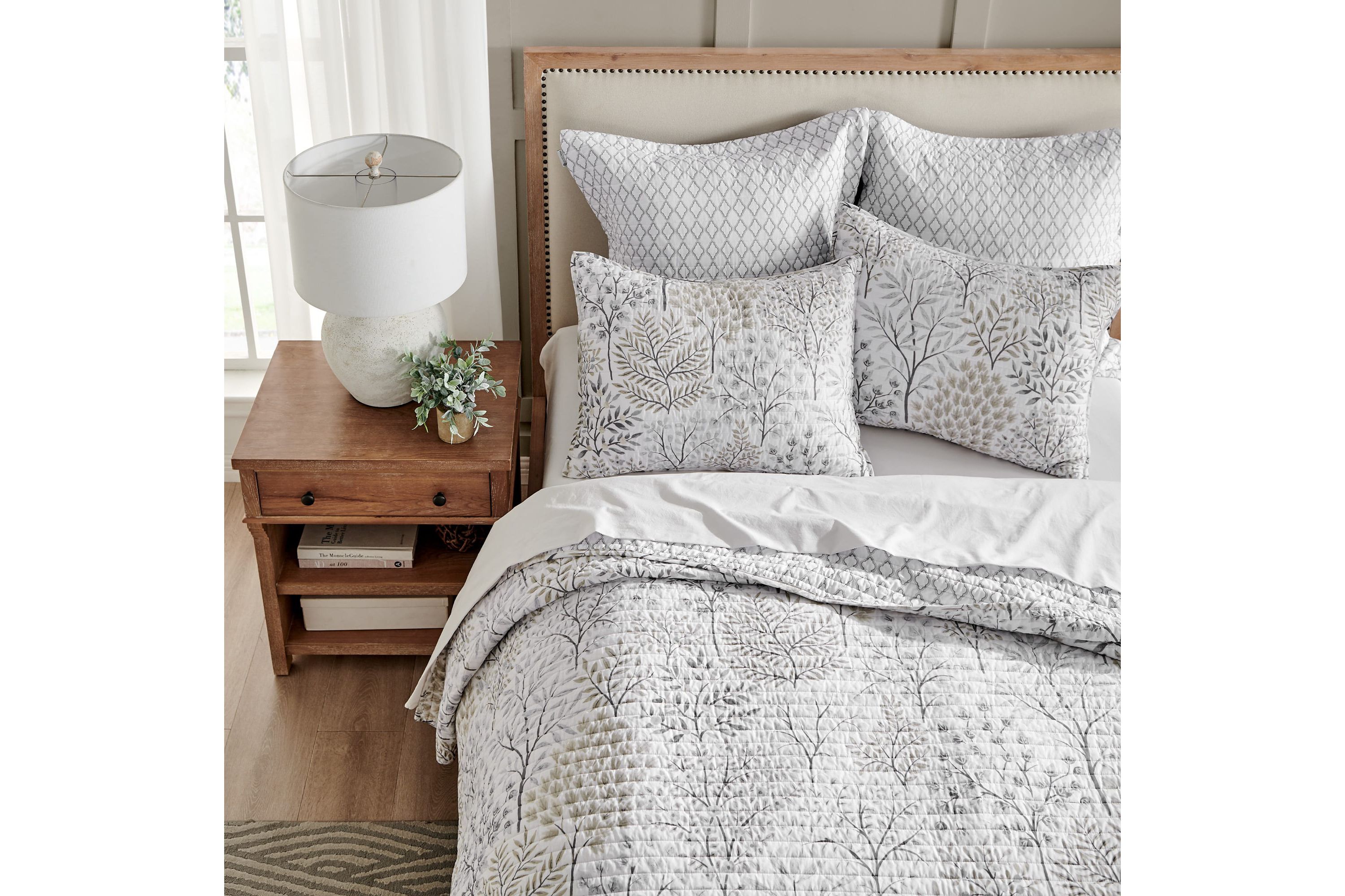 English Forest Natural Quilt Set