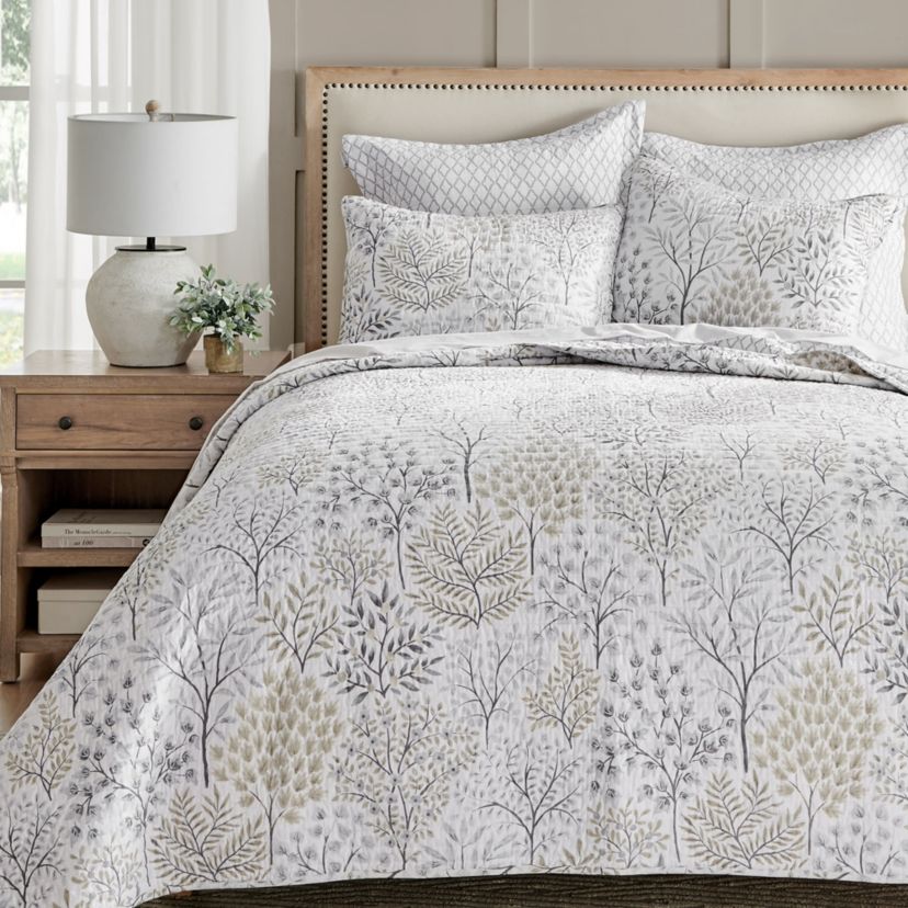 English Forest Natural Quilt Set