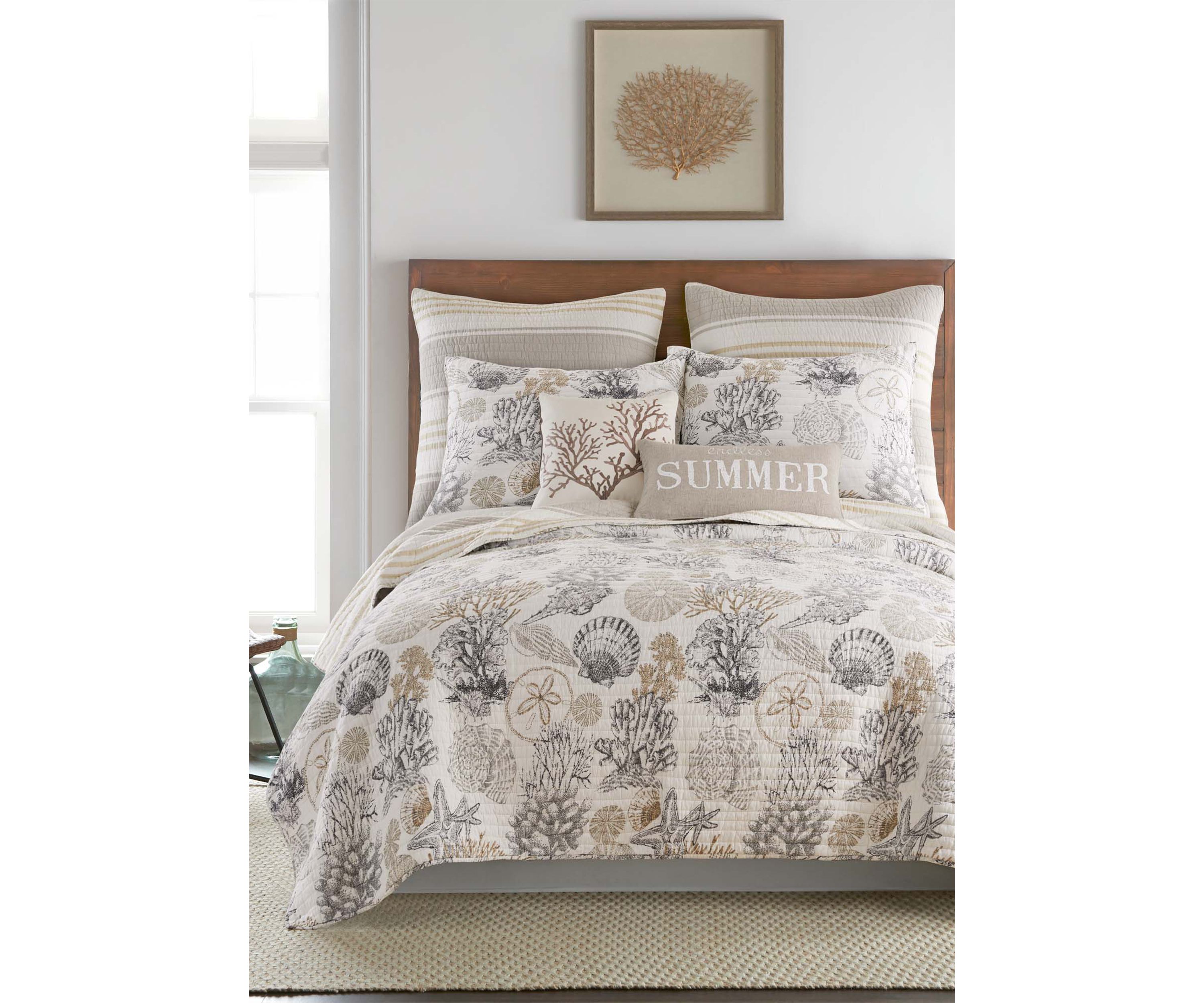 Caspian Sea Reversible Quilt Set