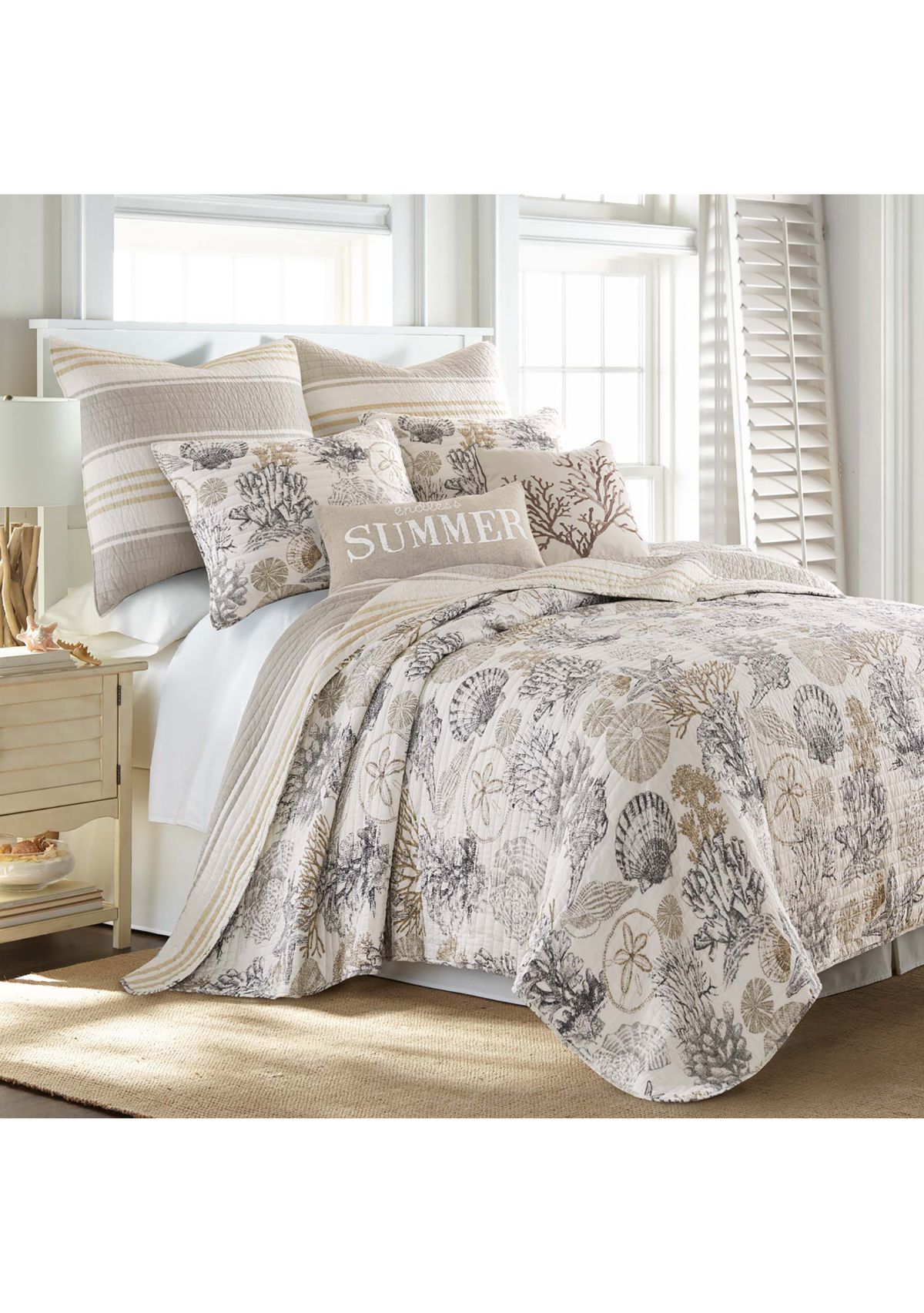Caspian Sea Reversible Quilt Set