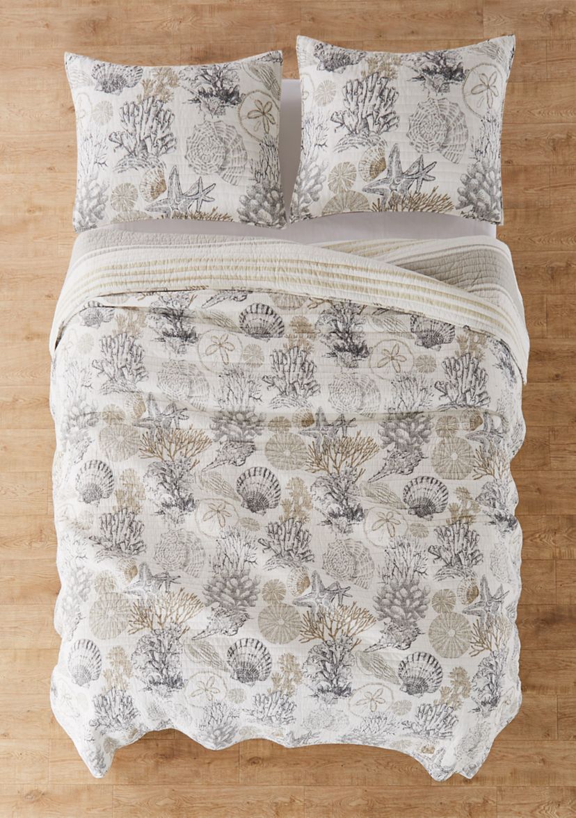 Caspian Sea Reversible Quilt Set