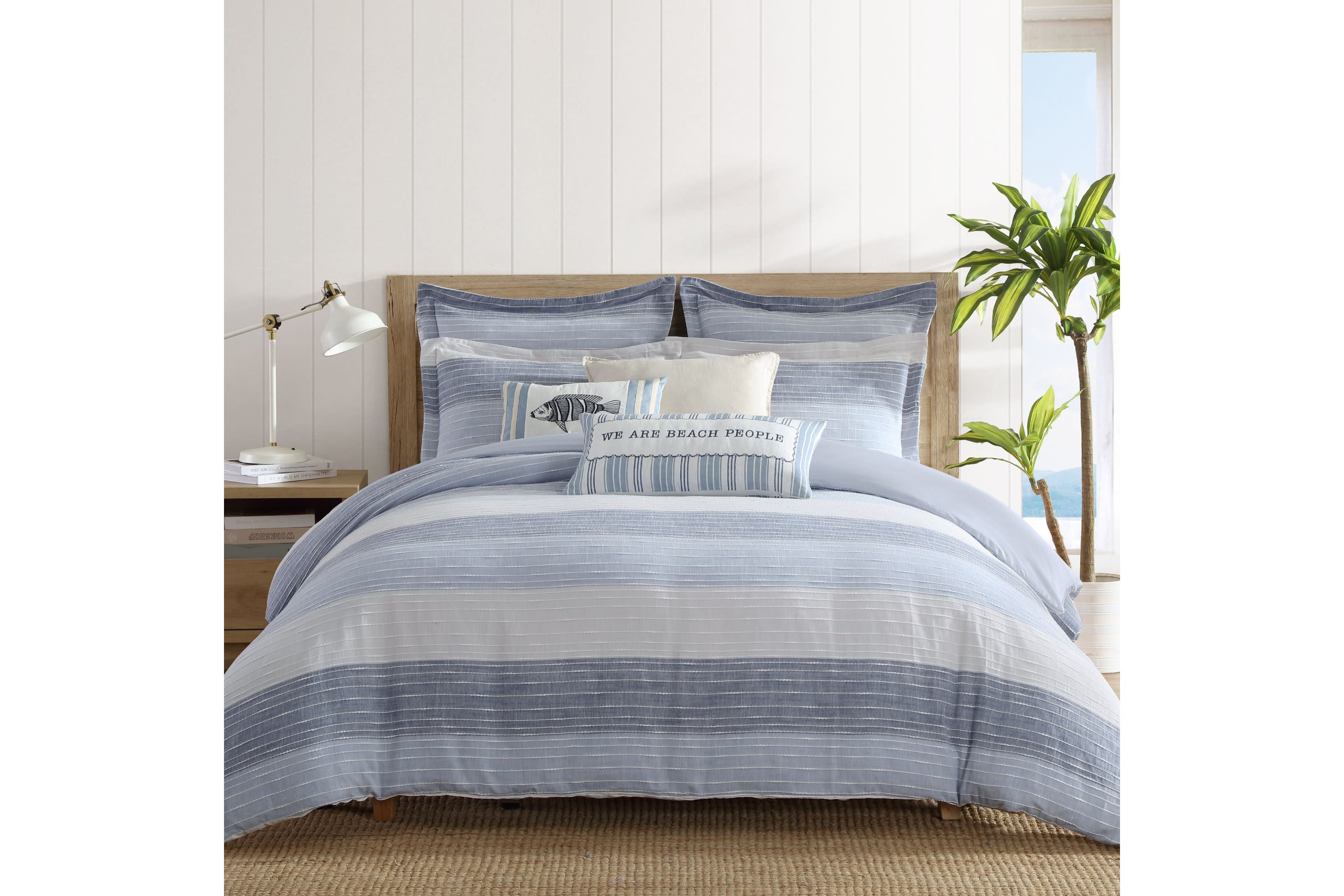Sand Stripes Natural Duvet Set
