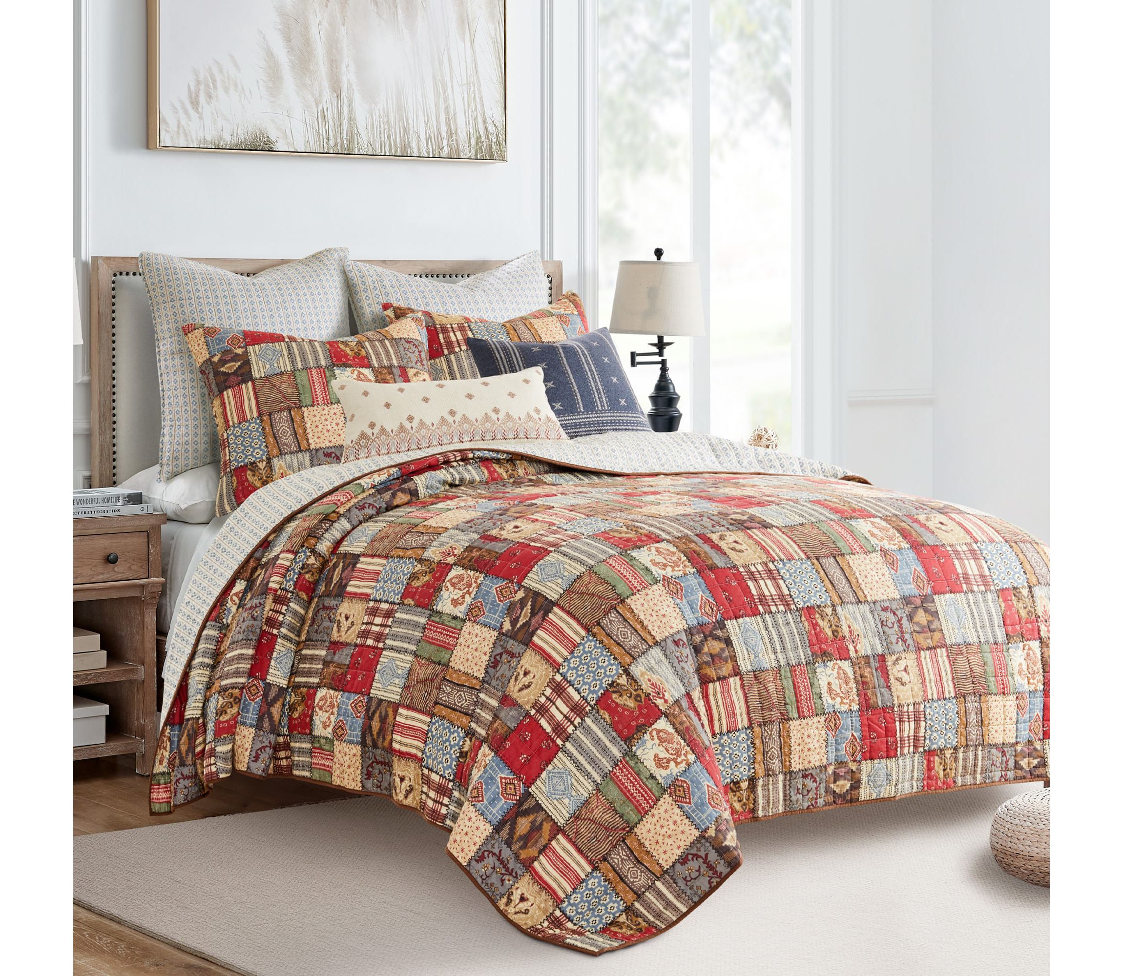 Ansara Full/Queen Quilt Set