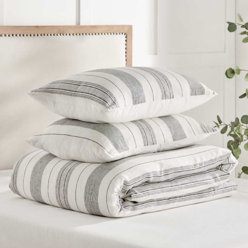 Monroe Stripe King Comforter Set