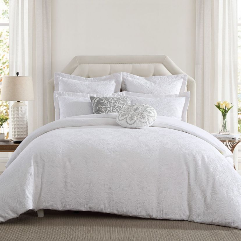 Matalasse Bright White Full/Queen Duvet Set