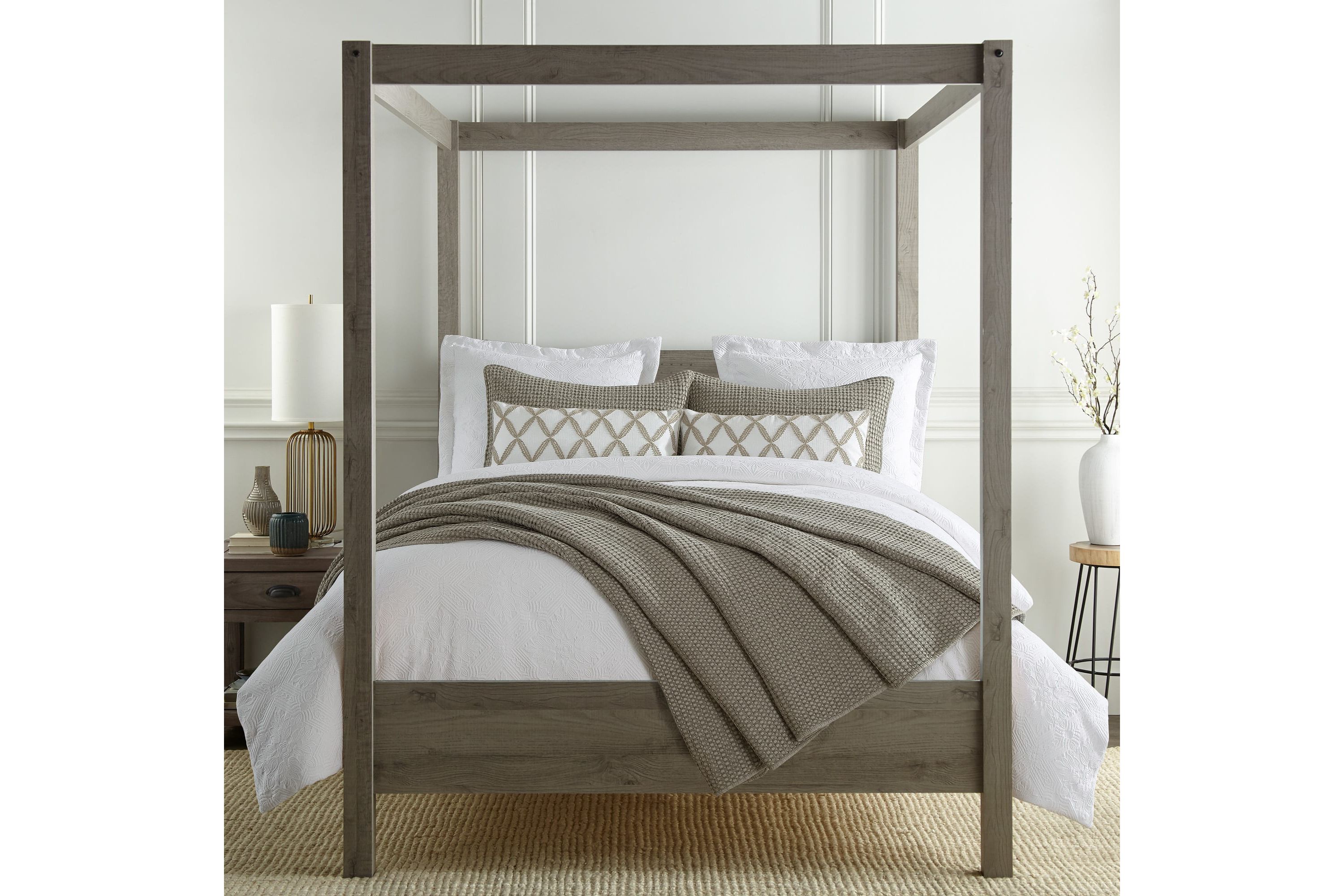 Matalasse Bright White Full/Queen Duvet Set