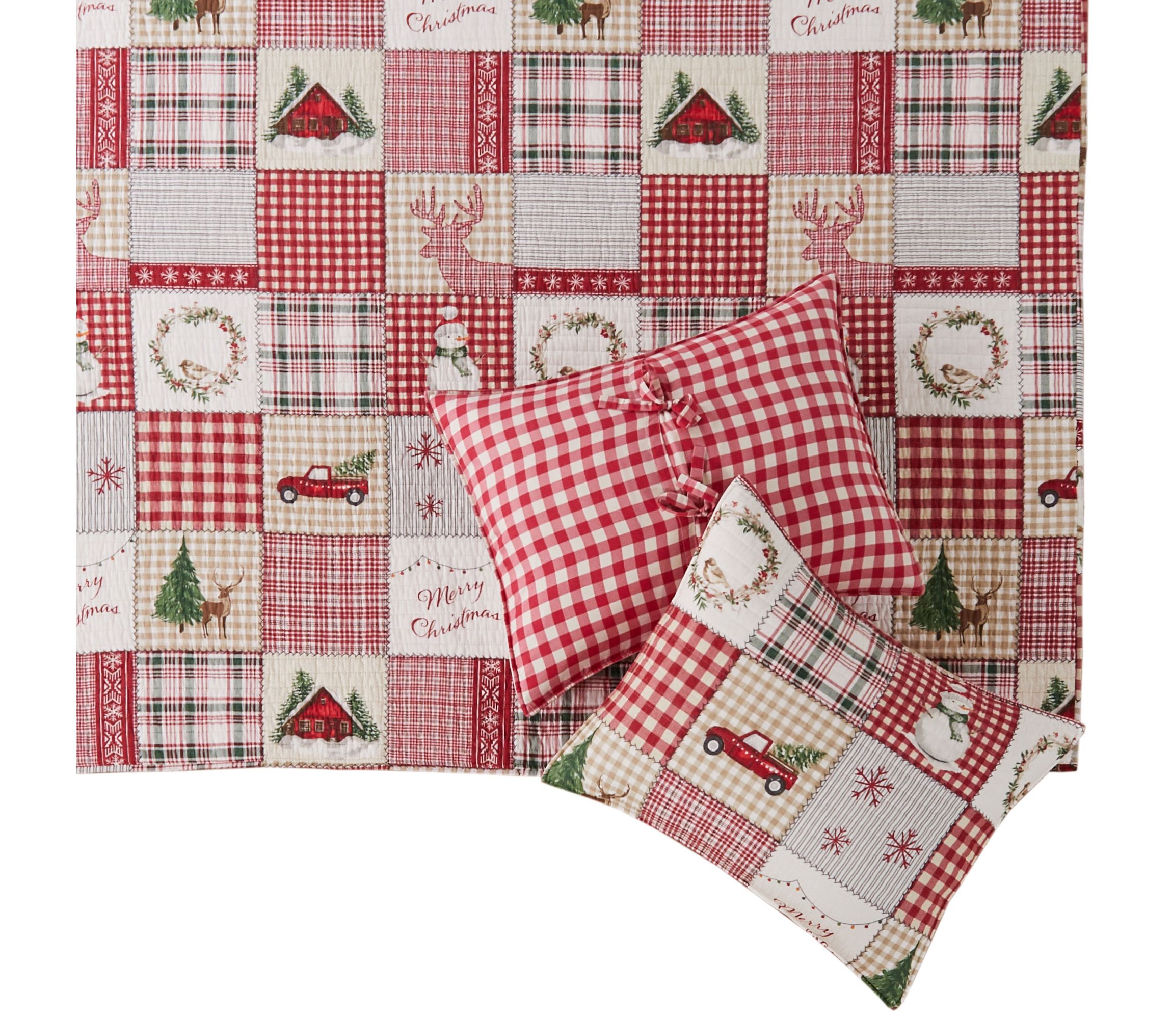 Home For Christmas Bedspread Set