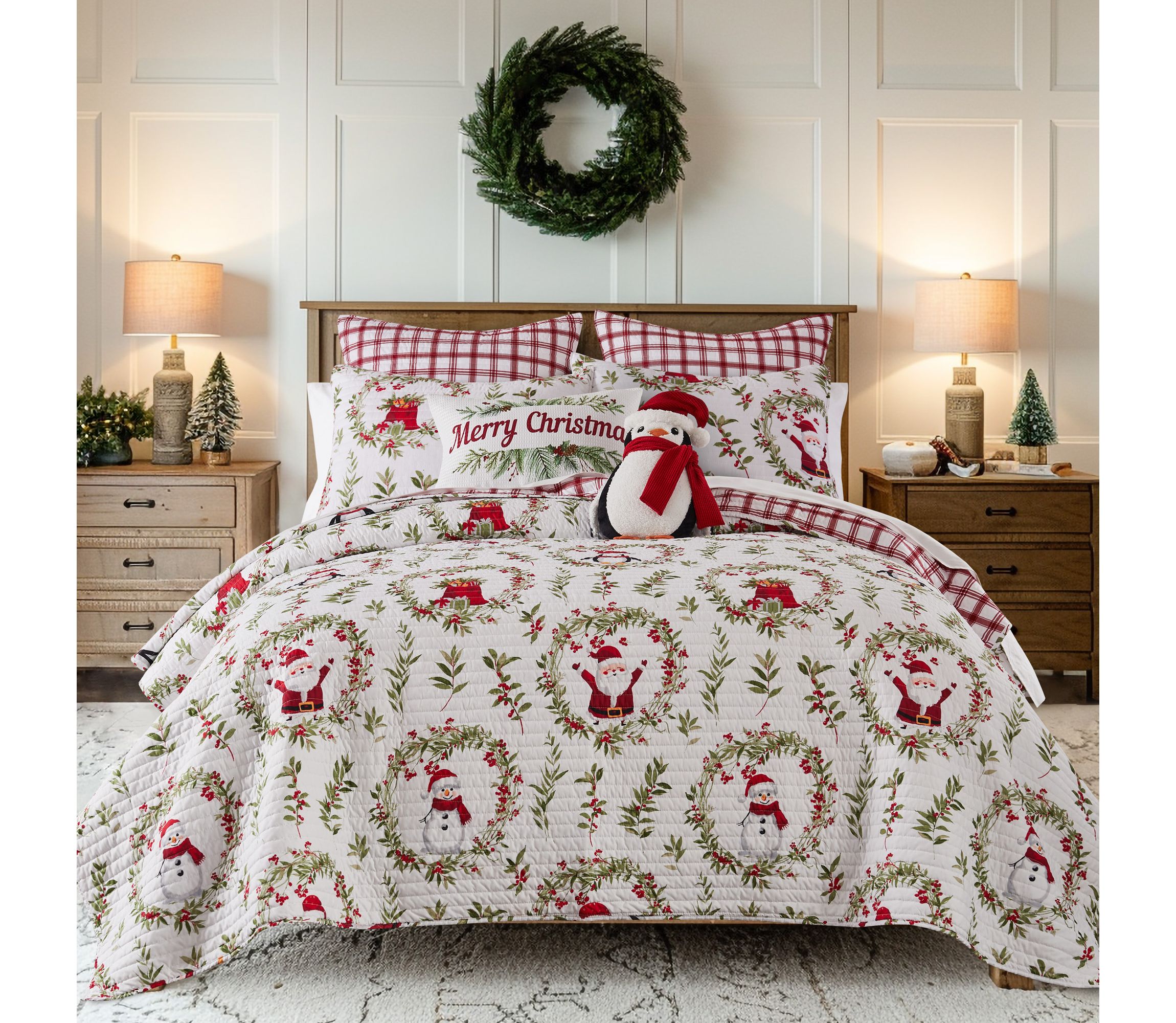 Pine & Plaid Quilt Set