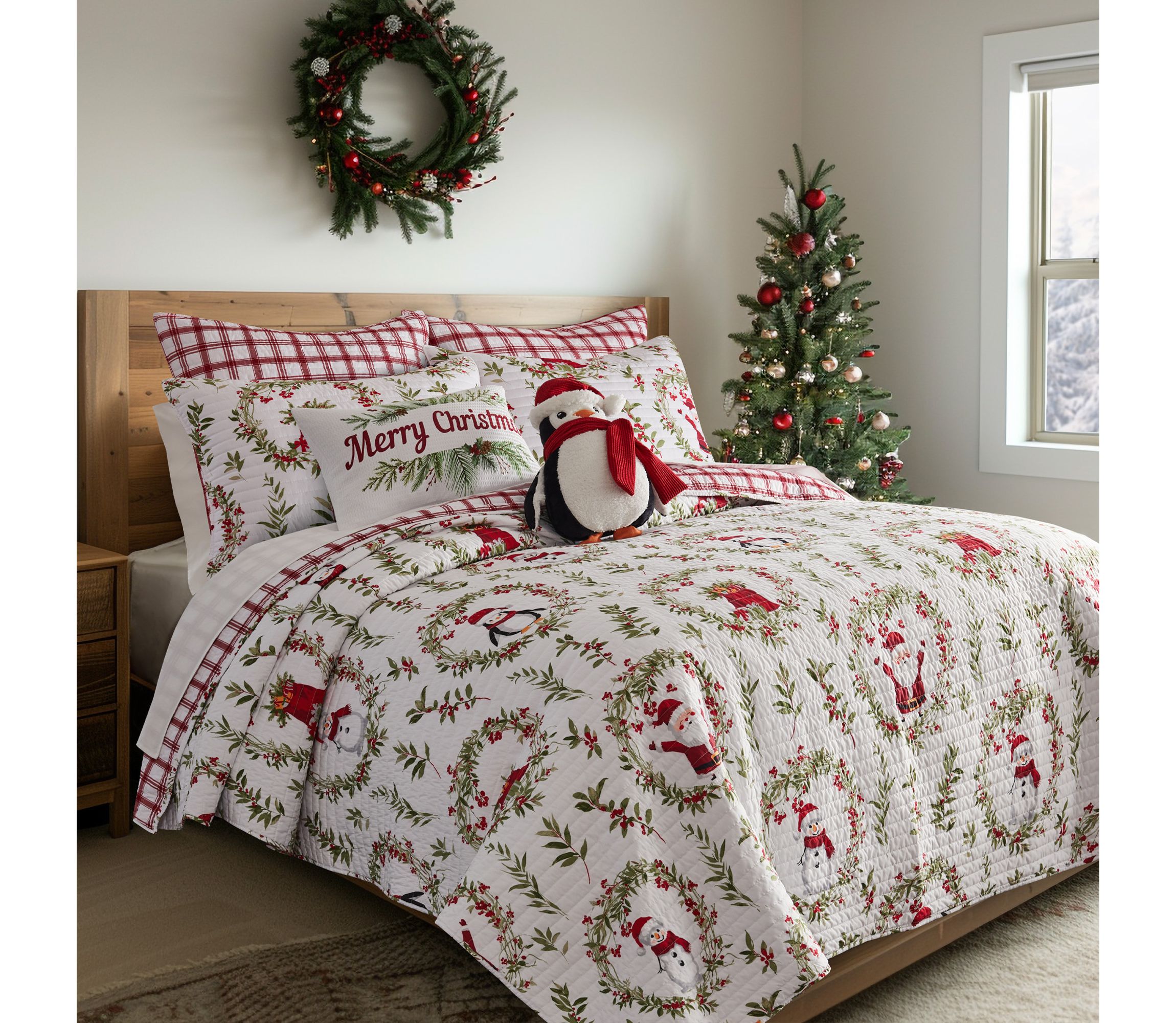 Pine & Plaid Quilt Set