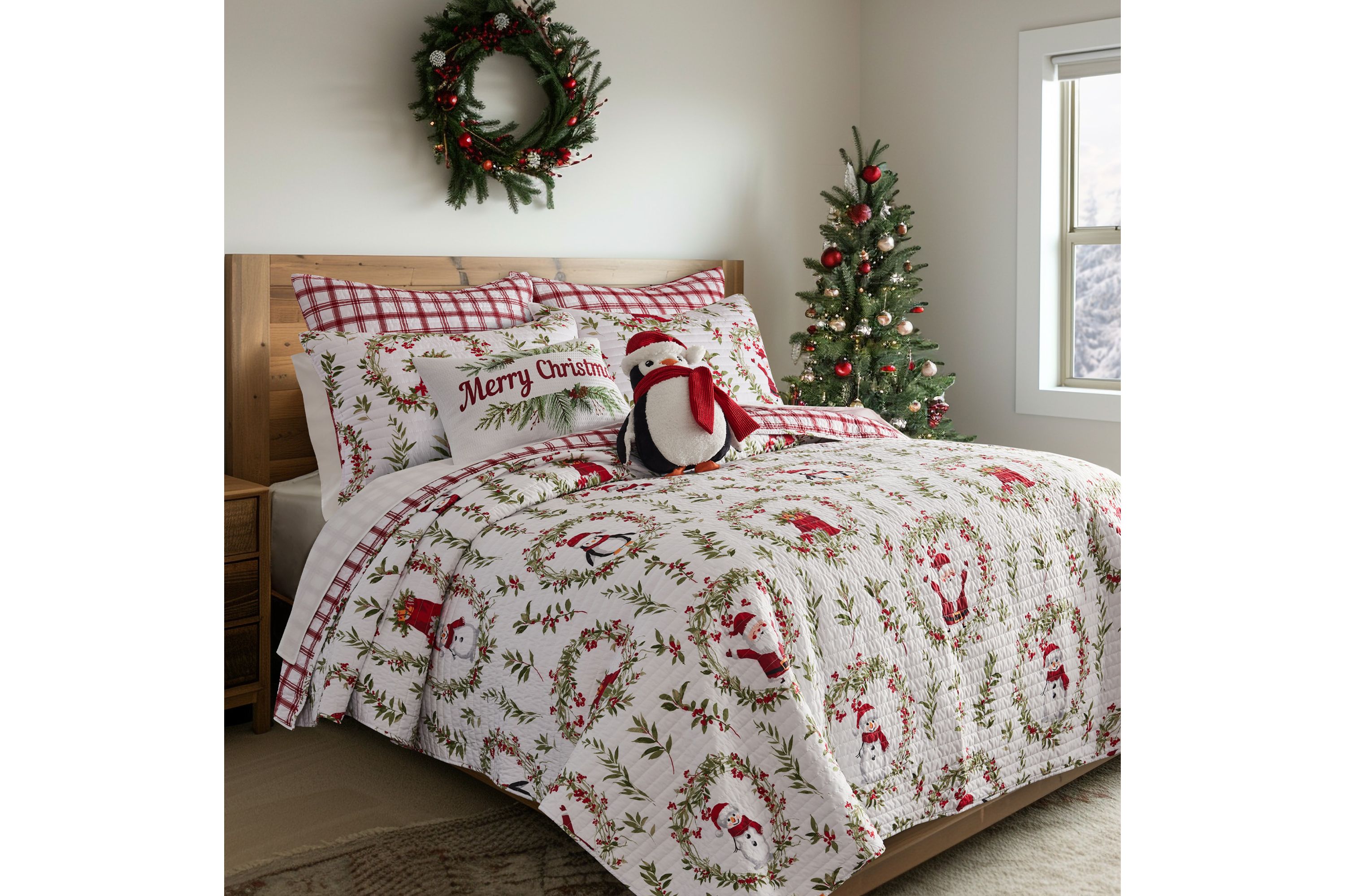 Pine & Plaid Quilt Set