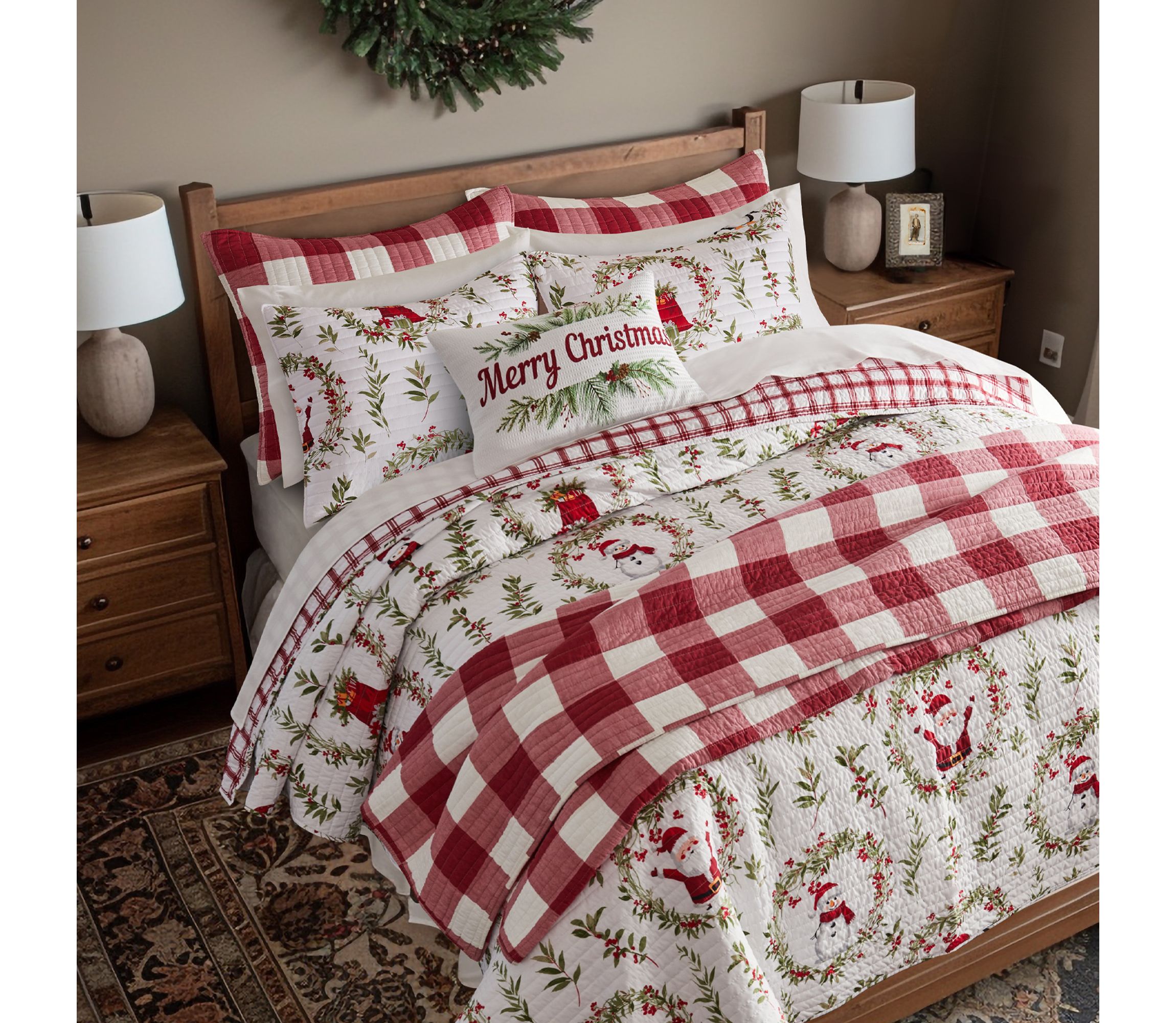 Pine & Plaid Quilt Set