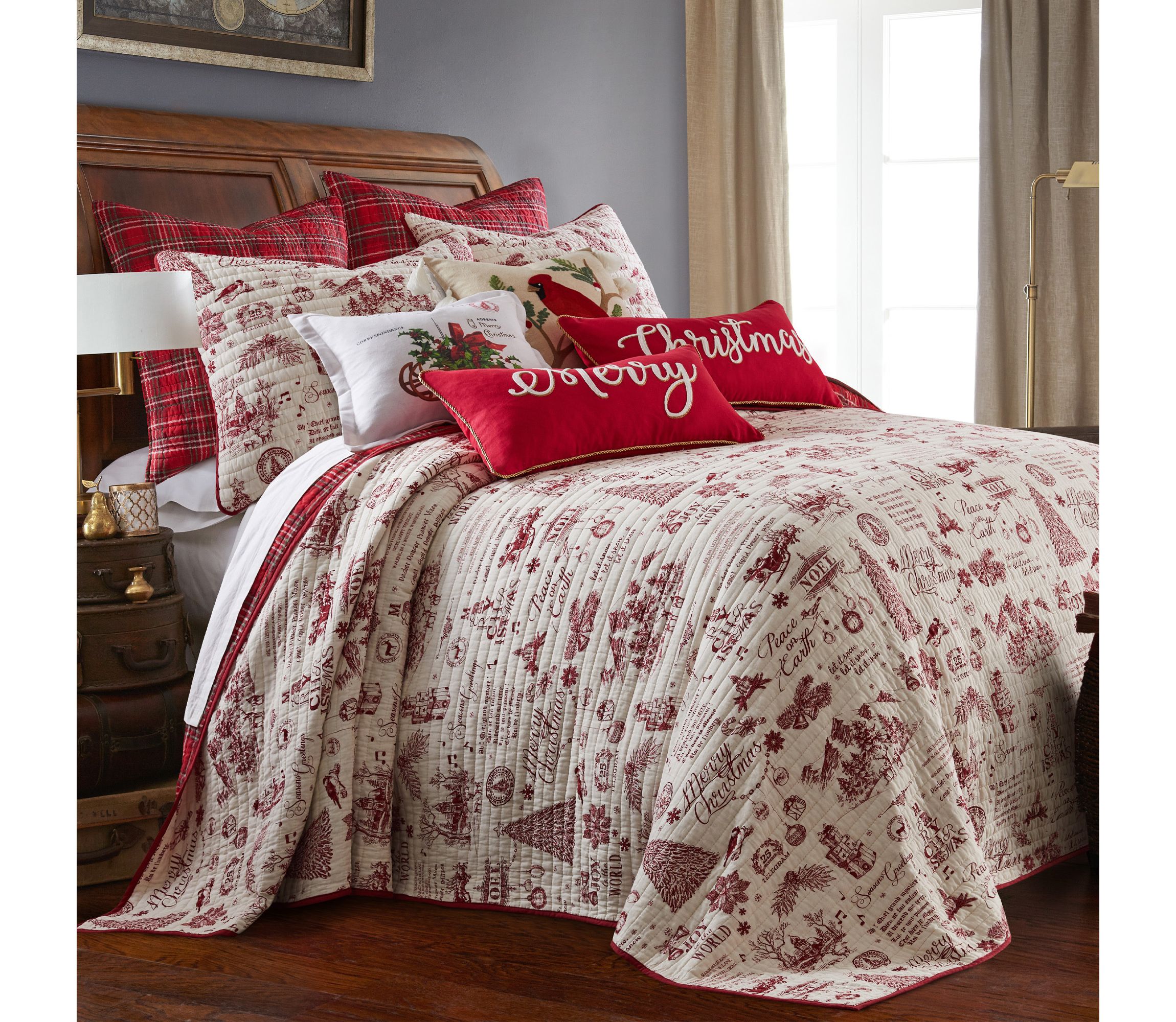 Yuletide Bedspread Set