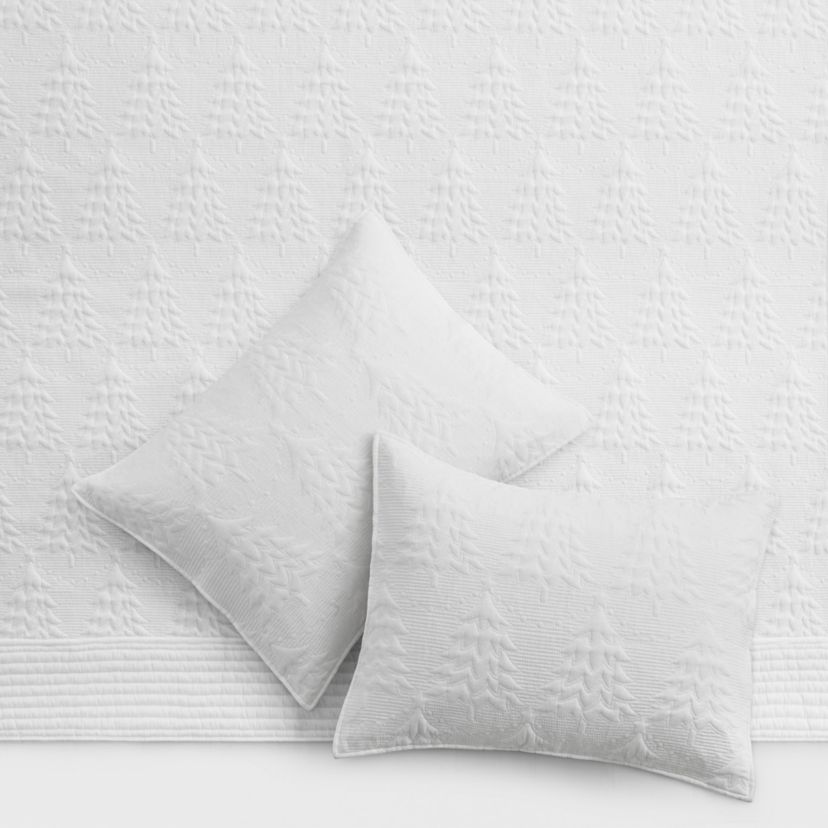 O Christmas Tree White Bedspread Set