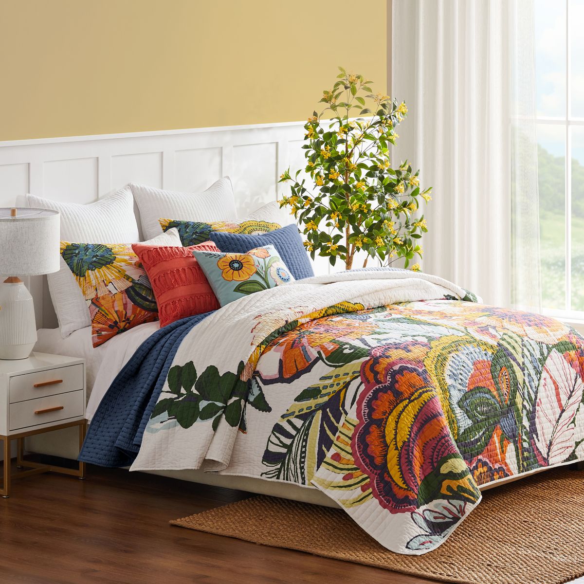 Grandiflora Garden Quilt Set