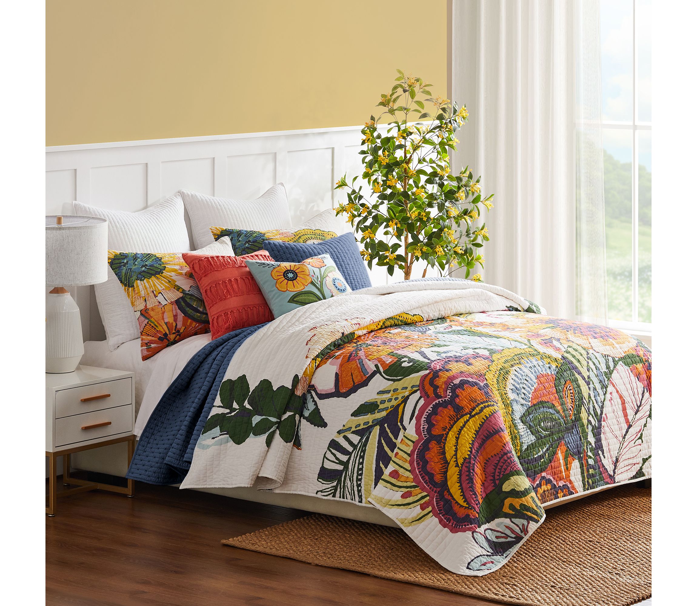 Grandiflora Garden Quilt Set