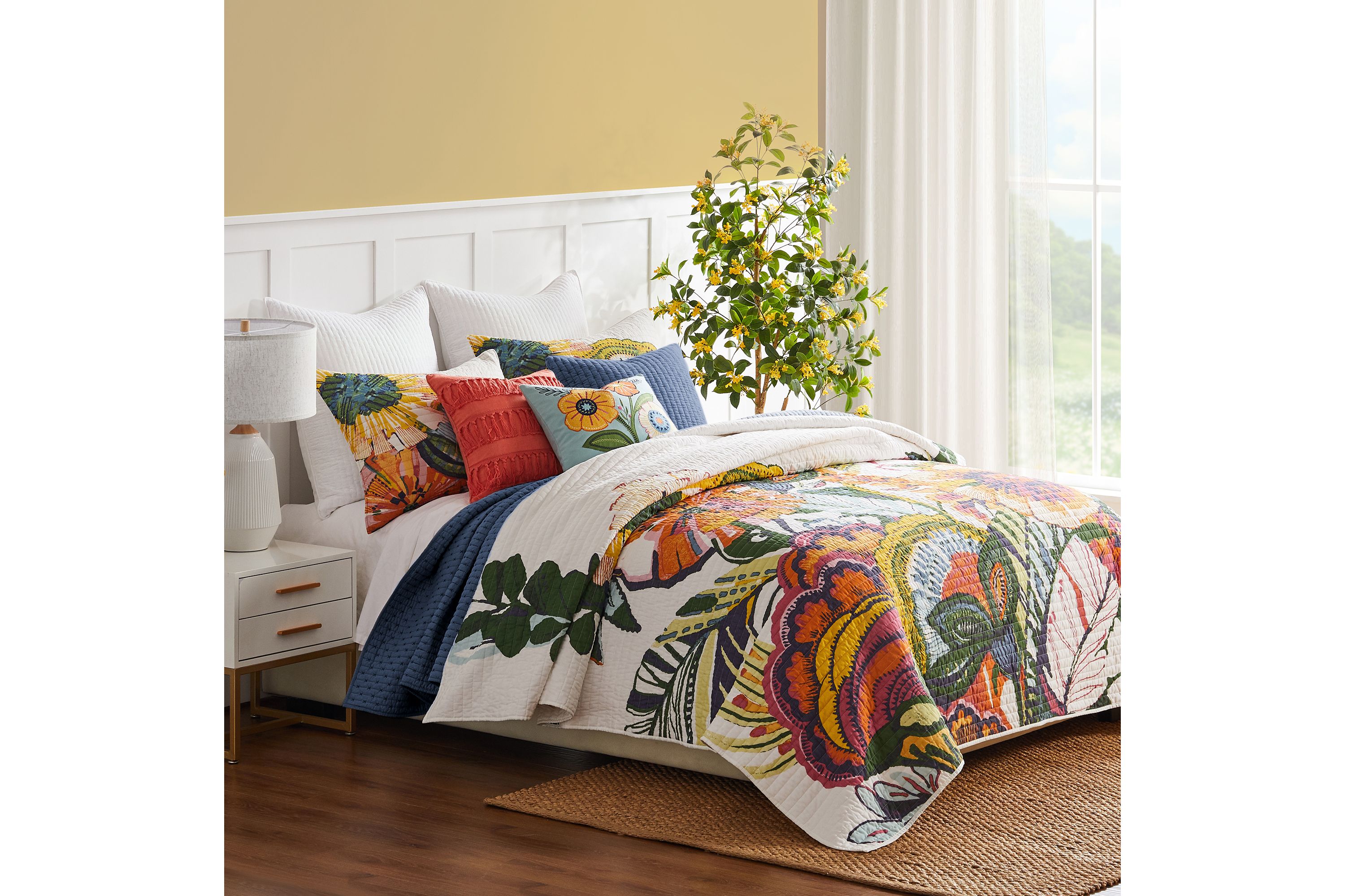 Grandiflora Garden Quilt Set