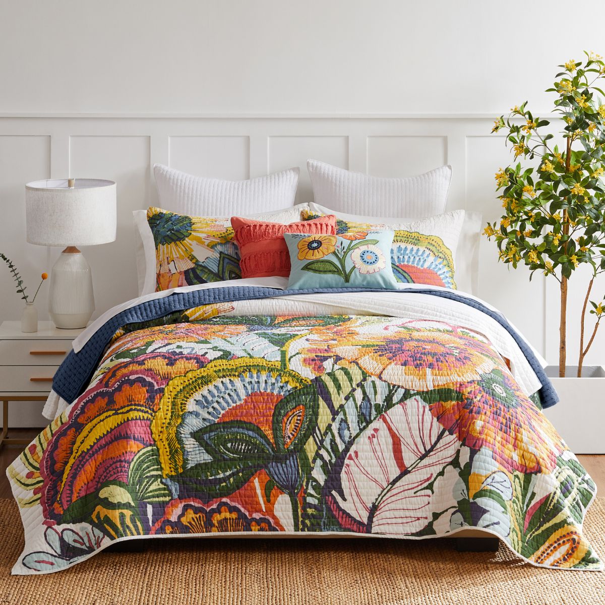 Grandiflora Garden Quilt Set