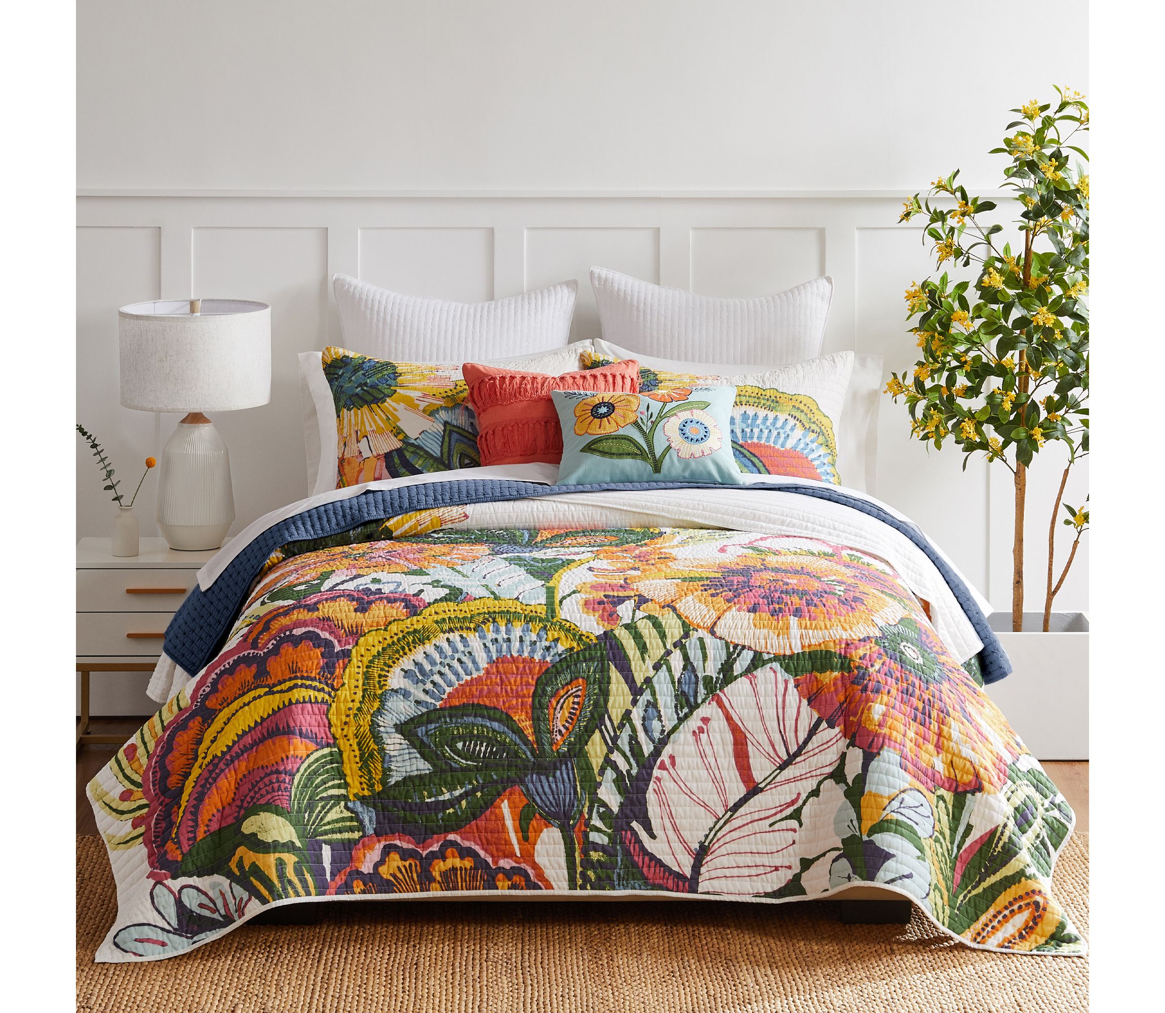 Grandiflora Garden Quilt Set