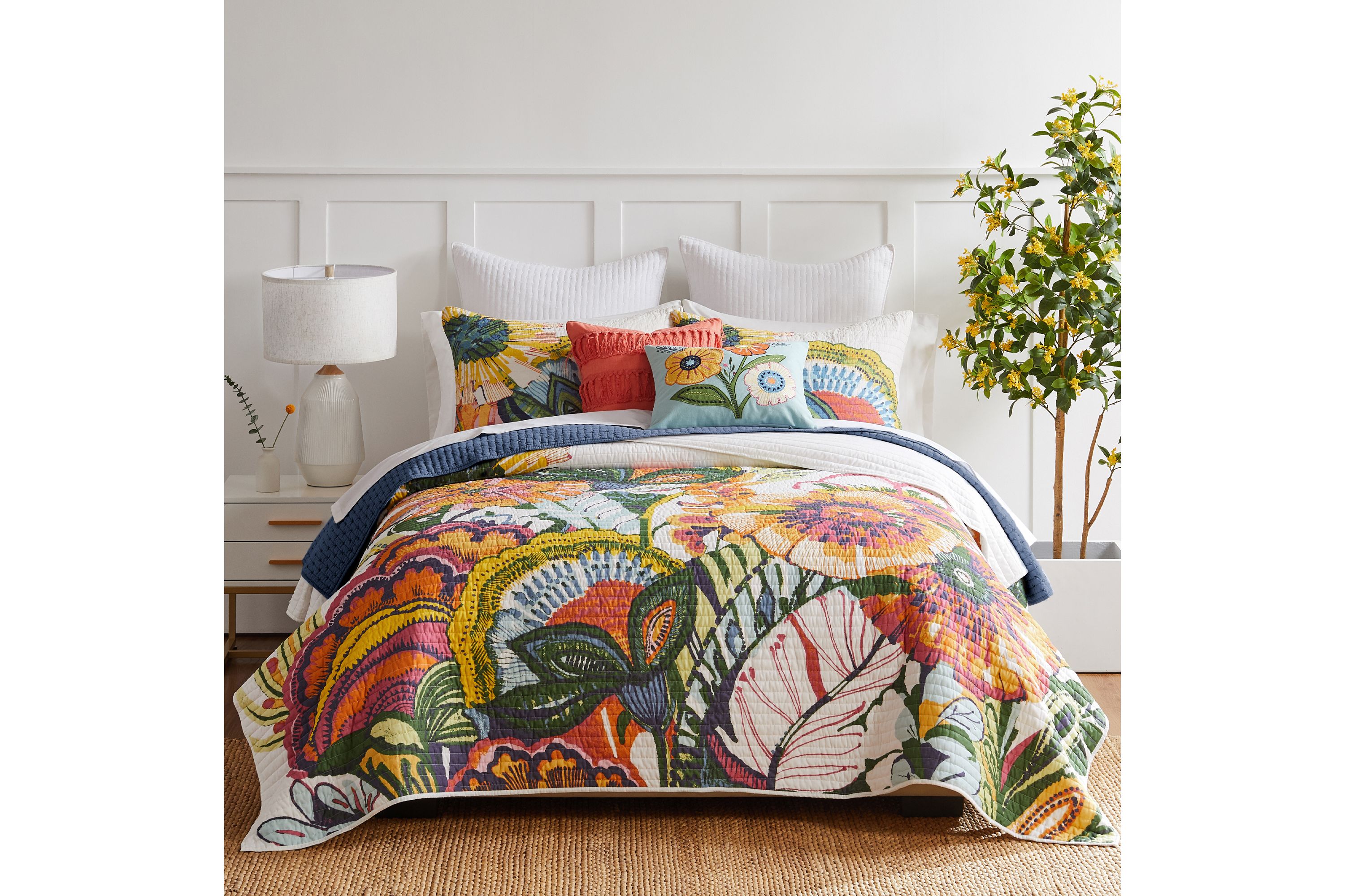 Grandiflora Garden Quilt Set