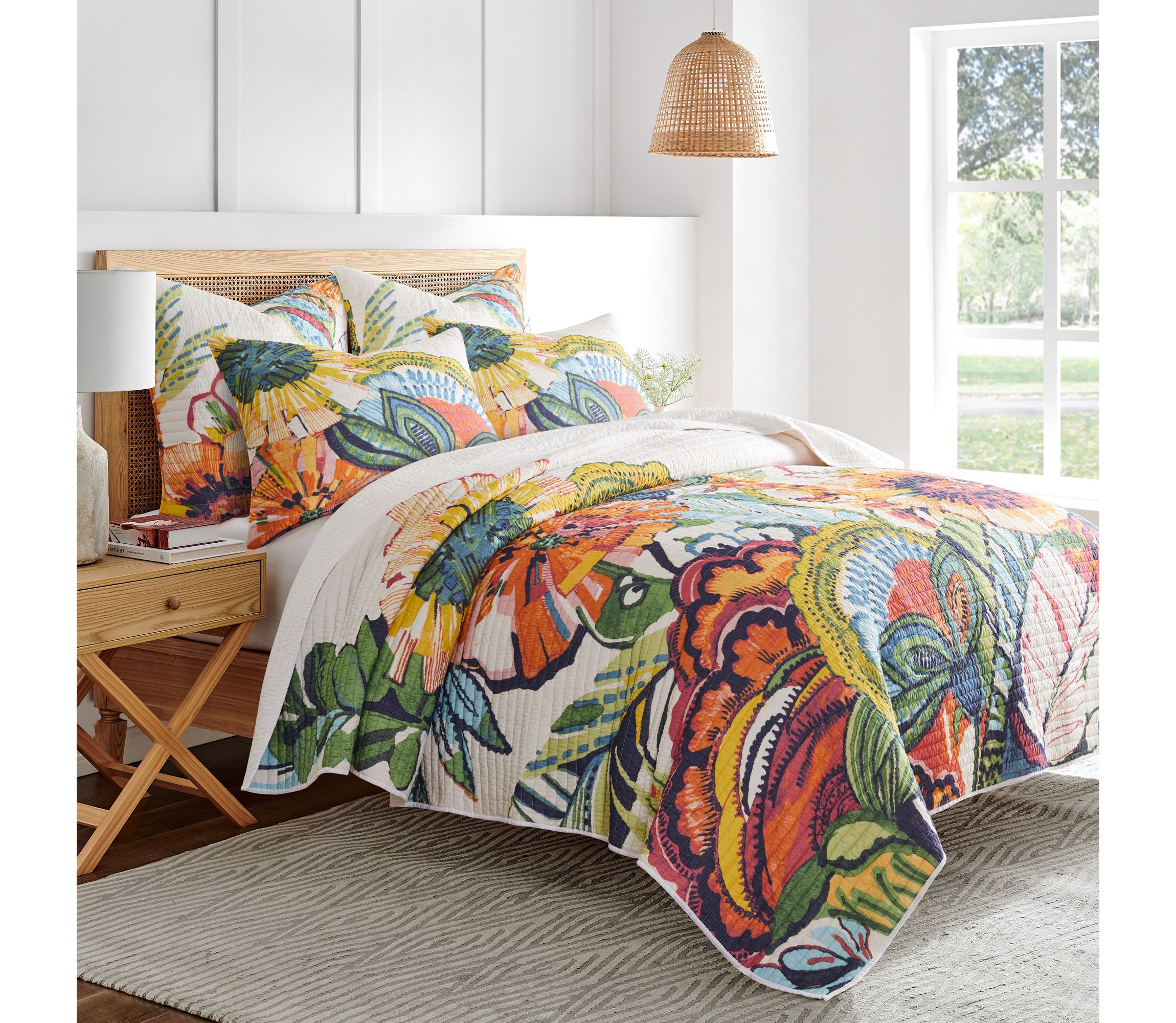 Grandiflora Garden Quilt Set