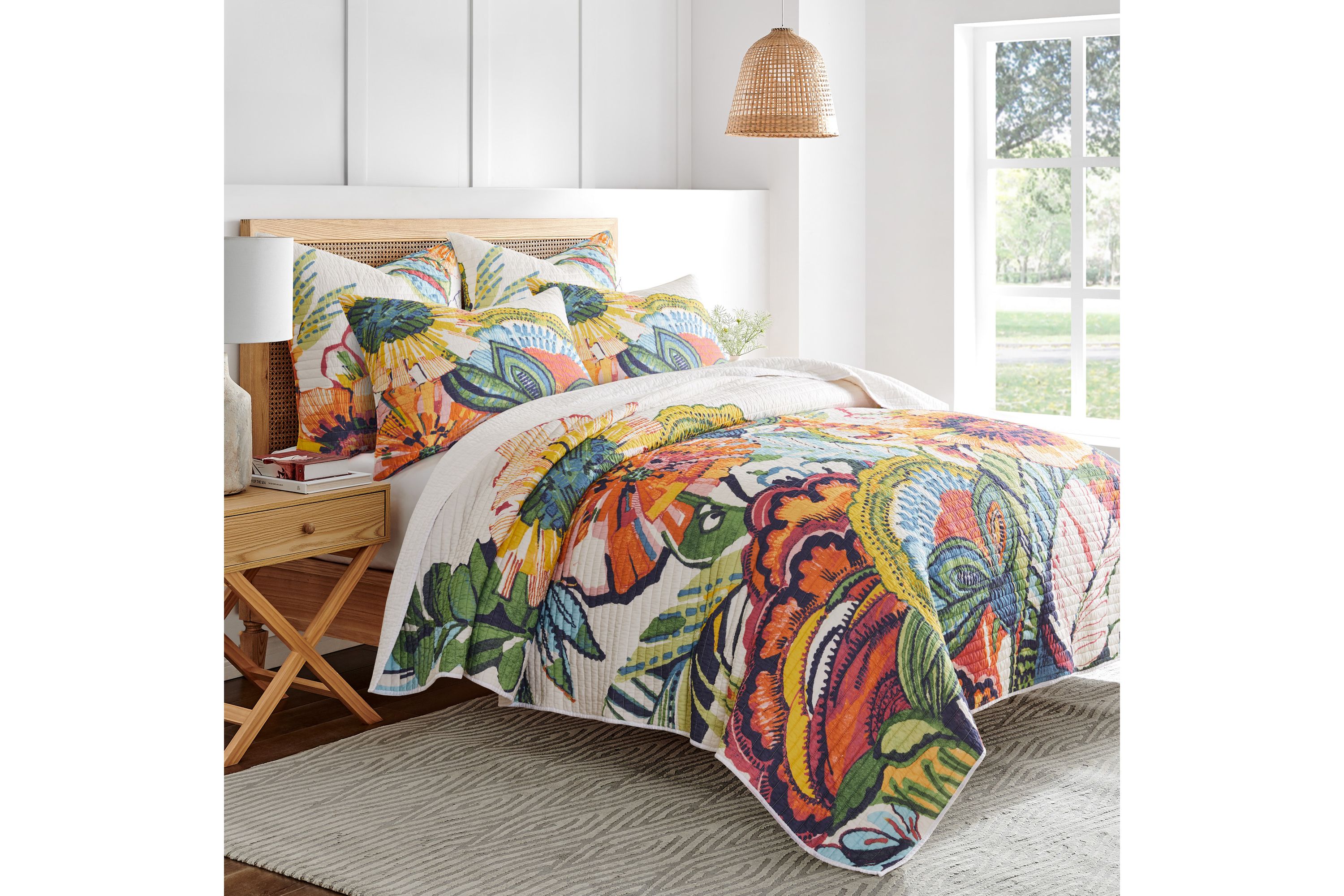 Grandiflora Garden Quilt Set