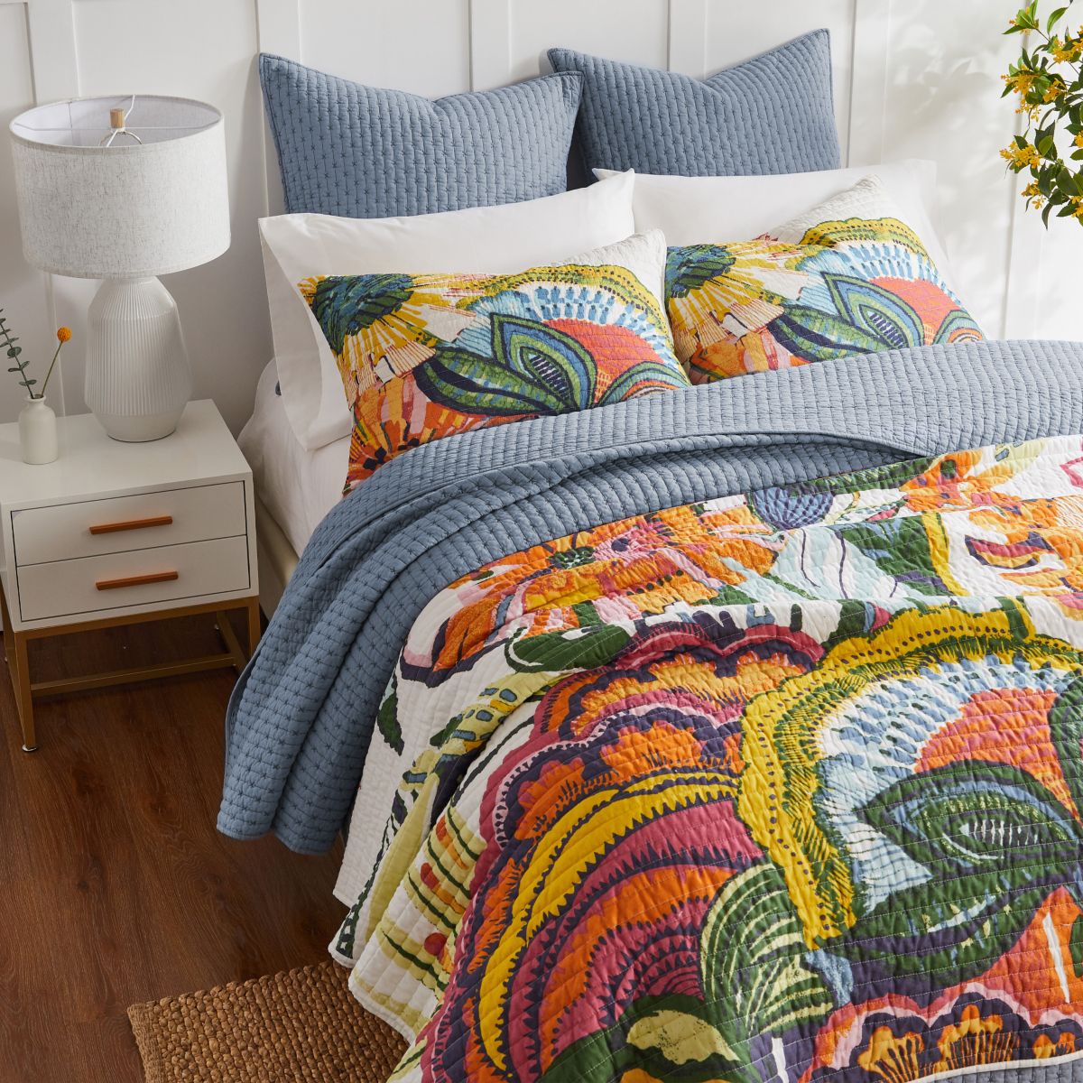 Grandiflora Garden Quilt Set