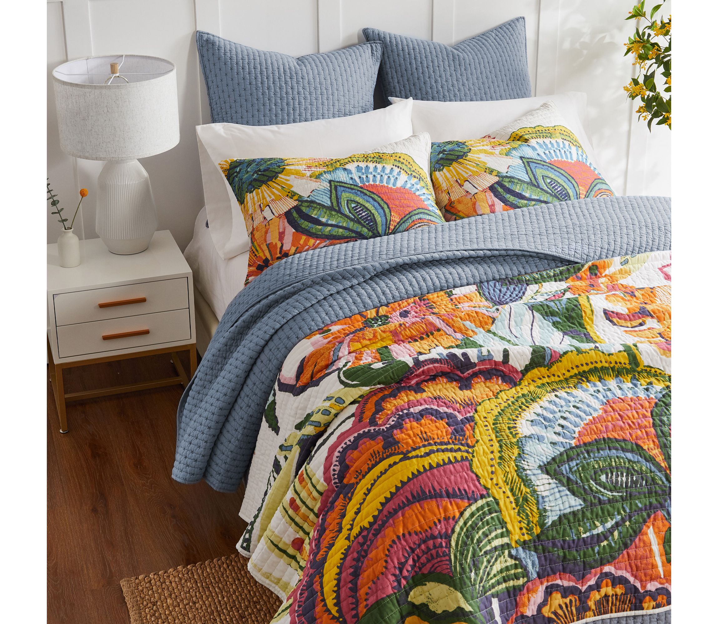 Grandiflora Garden Quilt Set