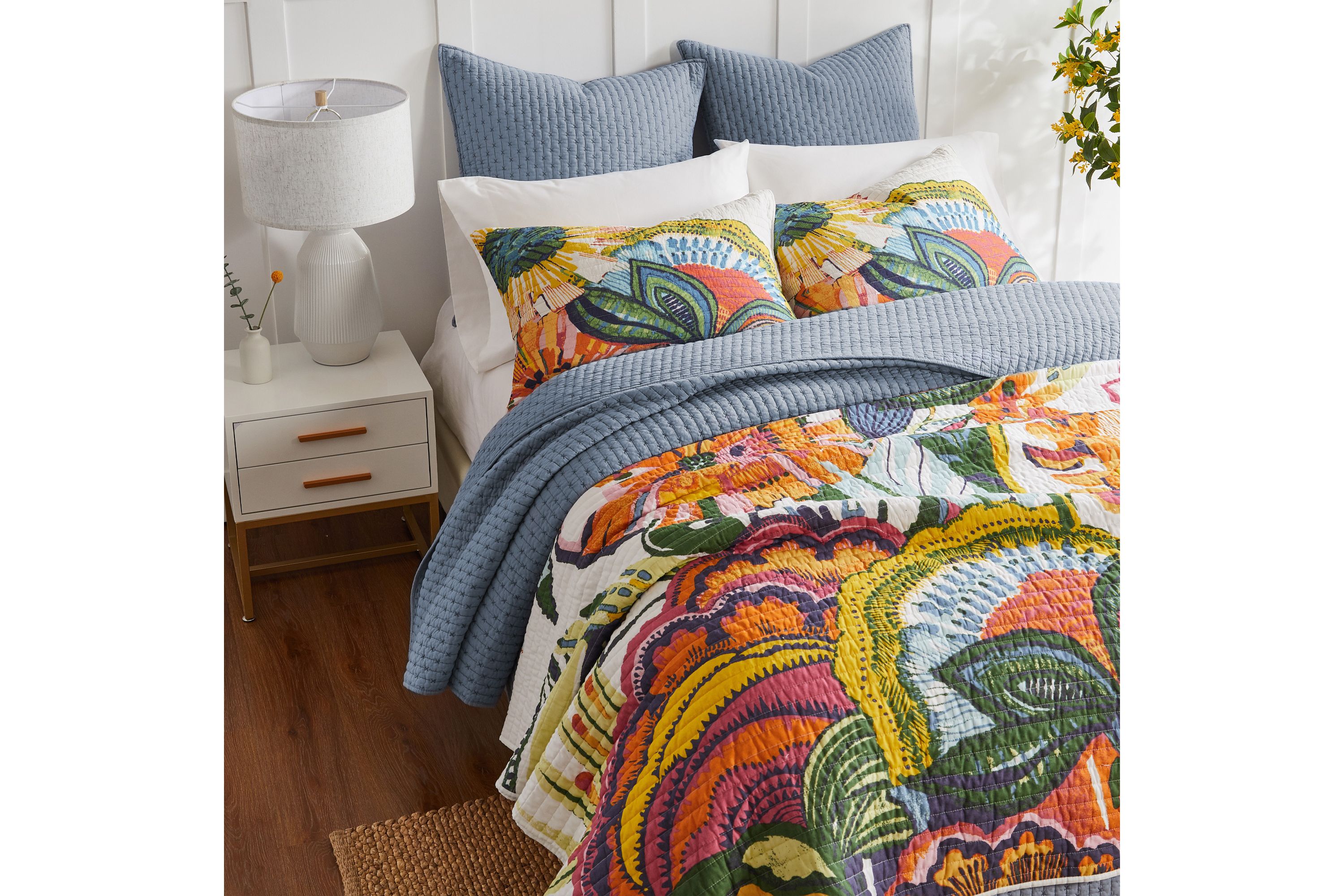 Grandiflora Garden Quilt Set