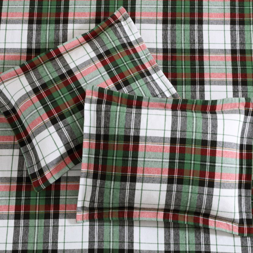Spencer Plaid Green Duvet Set