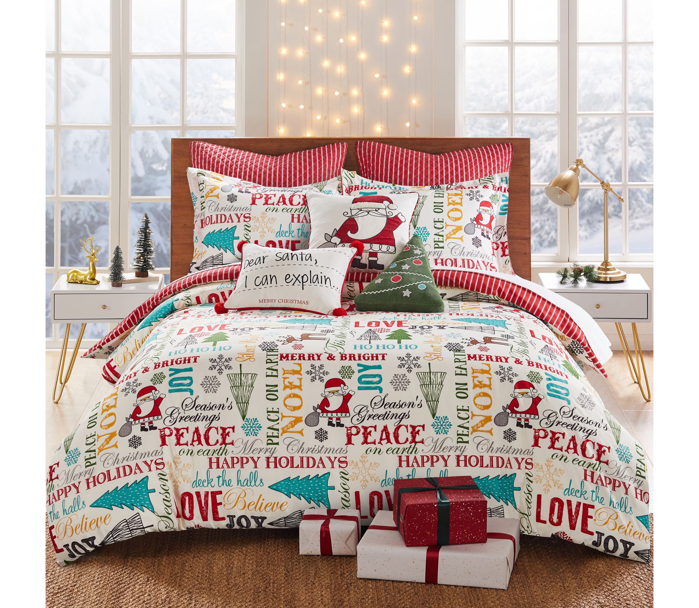 Santa Claus Lane Comforter Set