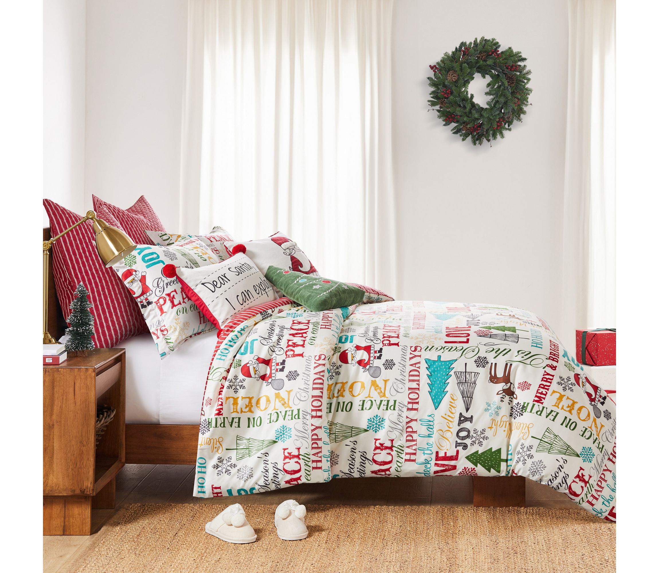 Santa Claus Lane Comforter Set