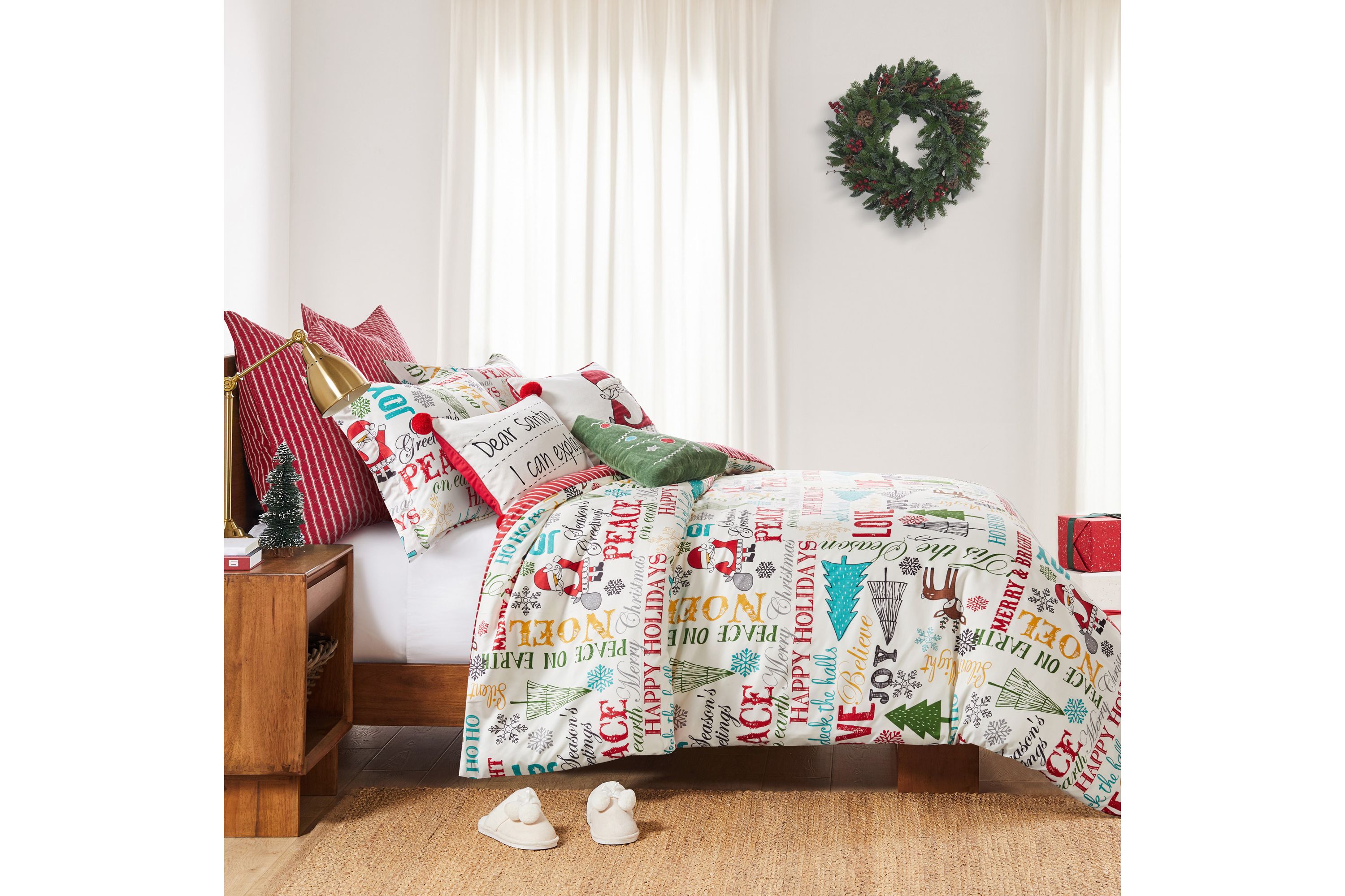 Santa Claus Lane Comforter Set
