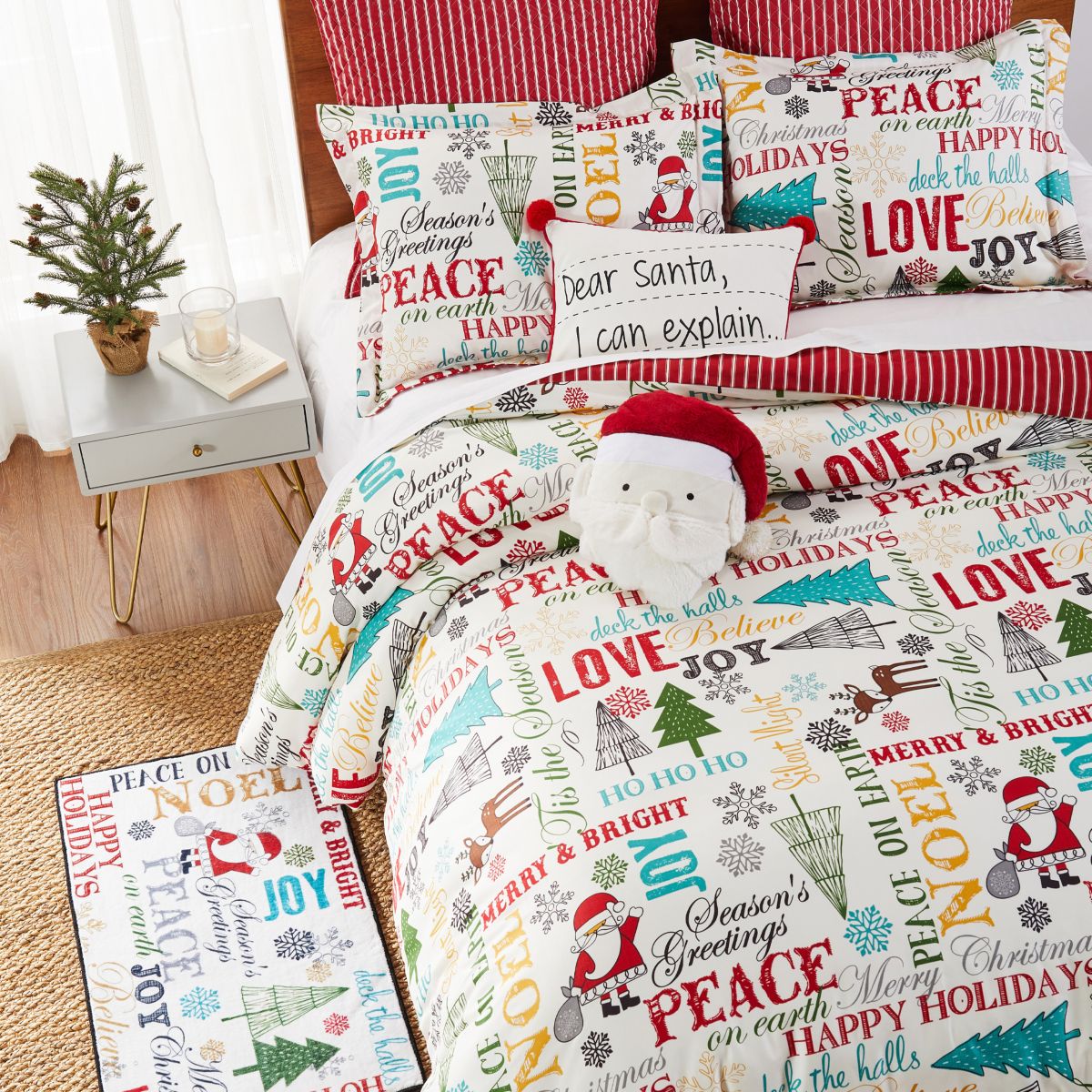 Santa Claus Lane Comforter Set