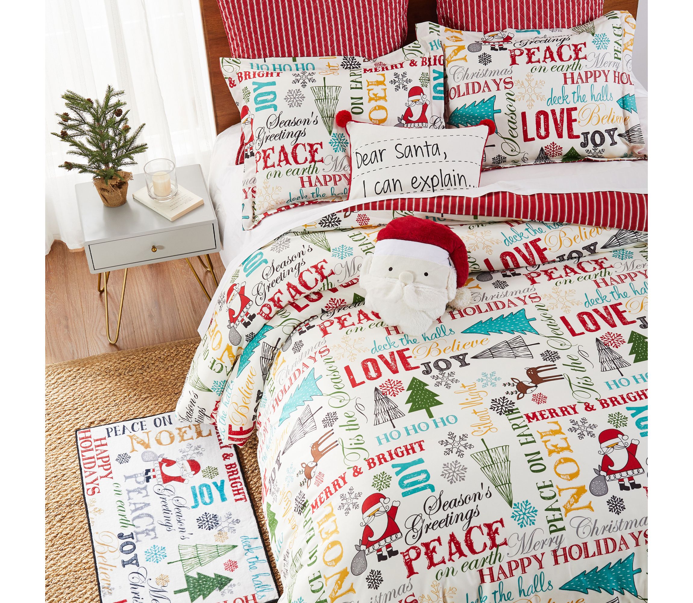 Santa Claus Lane Comforter Set