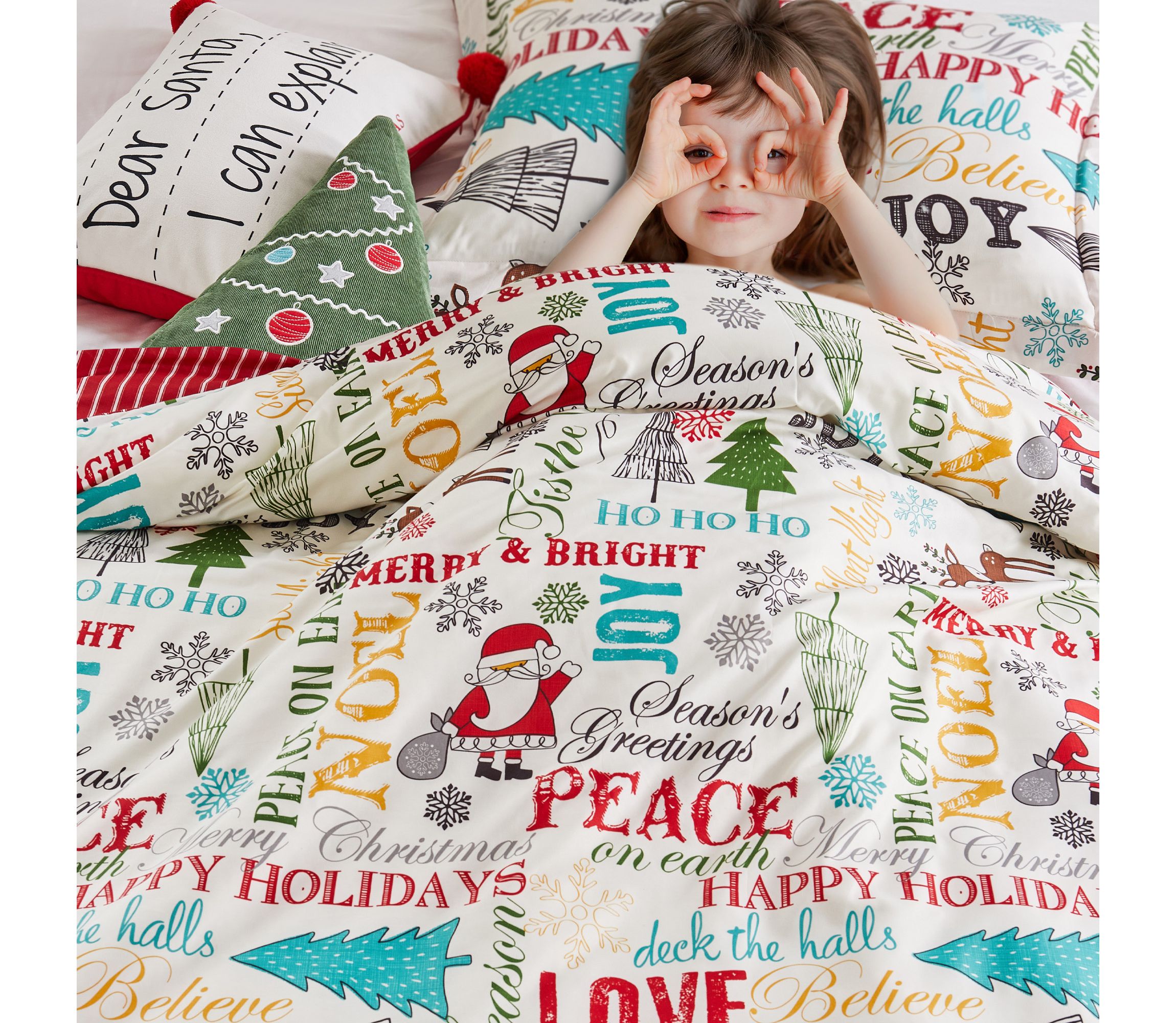 Santa Claus Lane Comforter Set